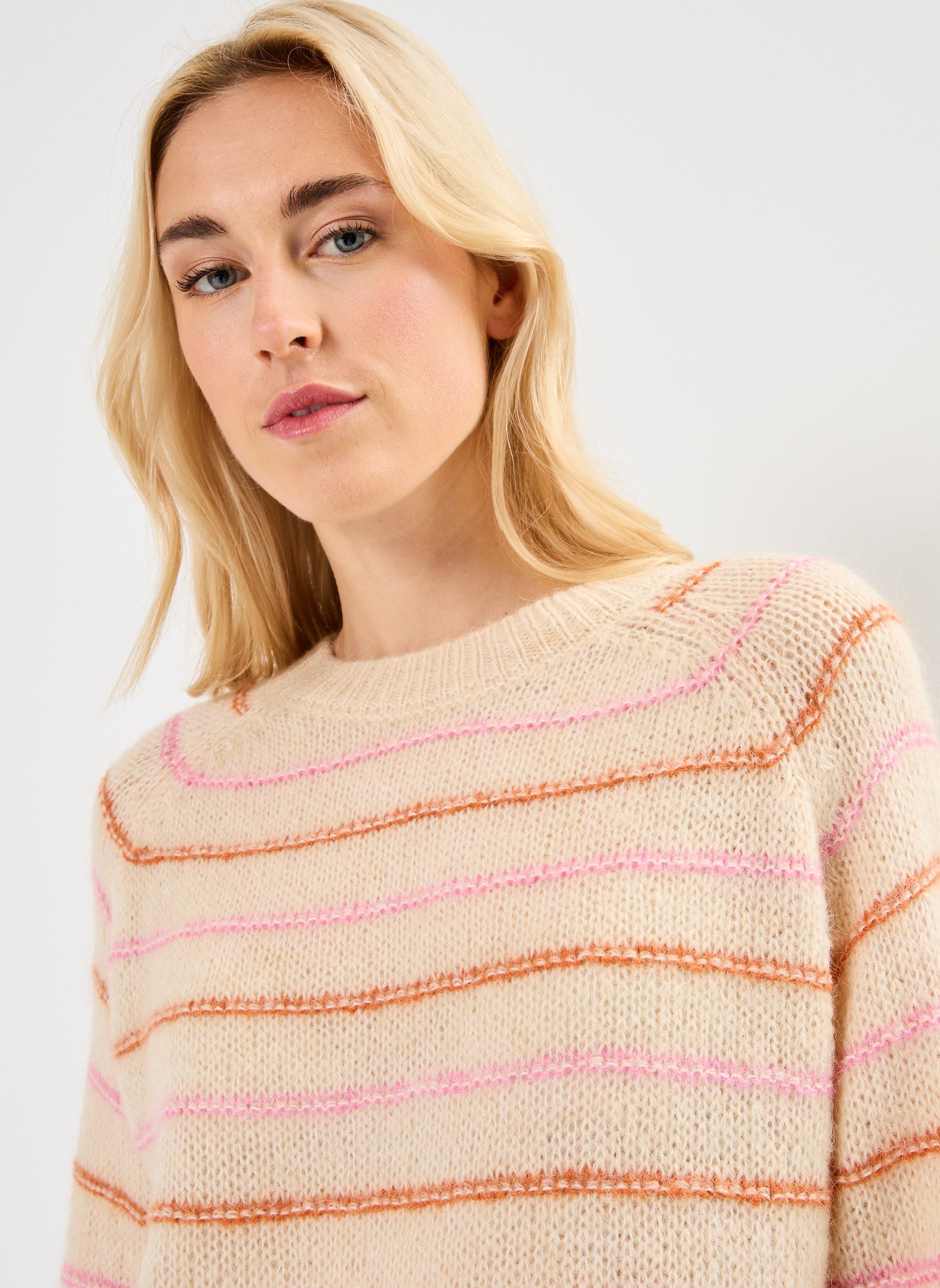 Truien Nausica dames beige Grace & Mila Truien Nausica dames beige Sable