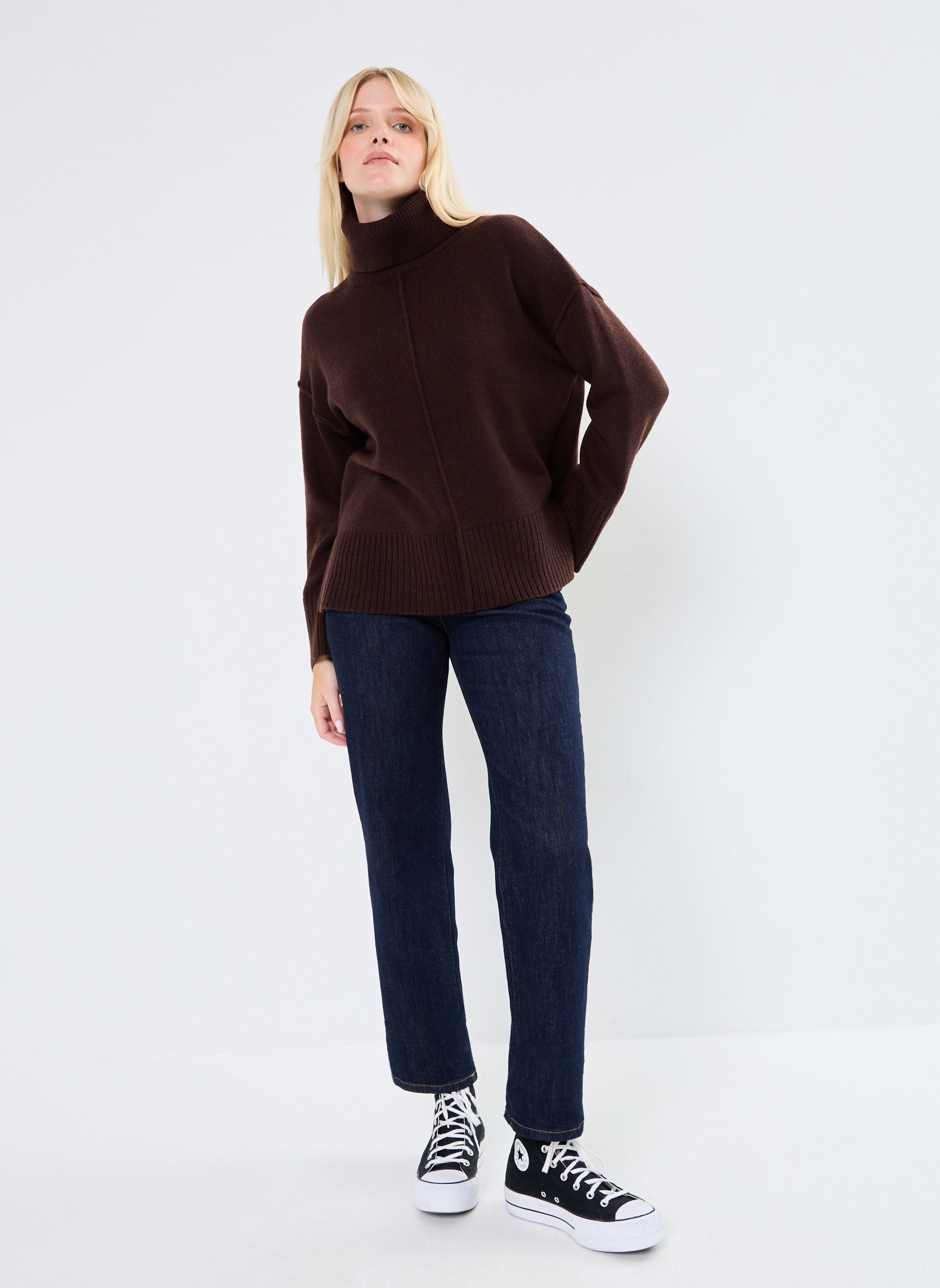 Pullover Navajo damen braun Grace & Mila Pullover Navajo damen braun Chocolat
