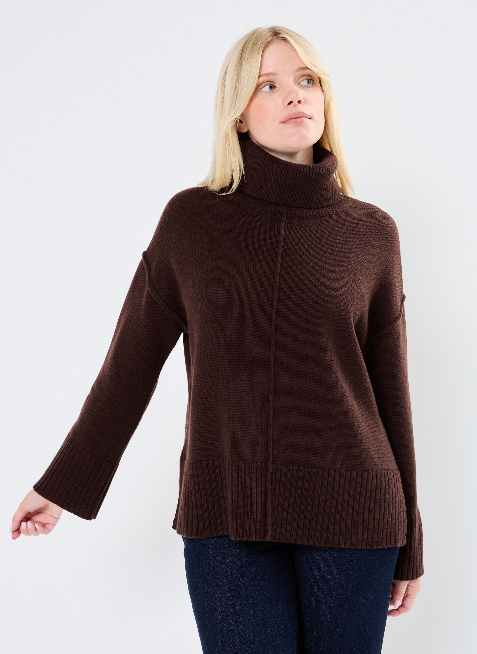 Pullover Navajo damen braun Grace & Mila Pullover Navajo damen braun Chocolat