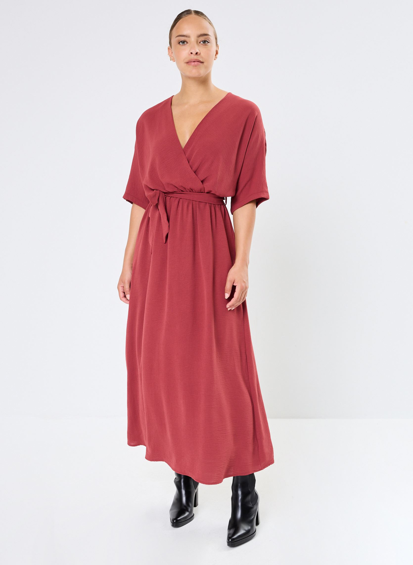 Robes longues Naya femme rose Grace & Mila Robes longues Naya femme rose Blush