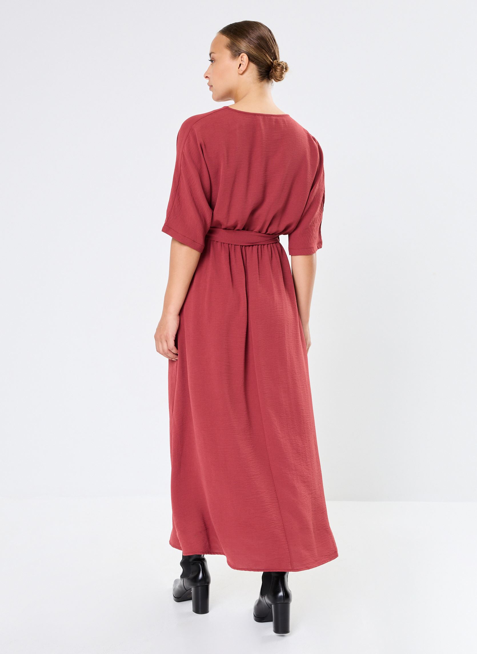 Robes longues Naya femme rose Grace & Mila Robes longues Naya femme rose Blush