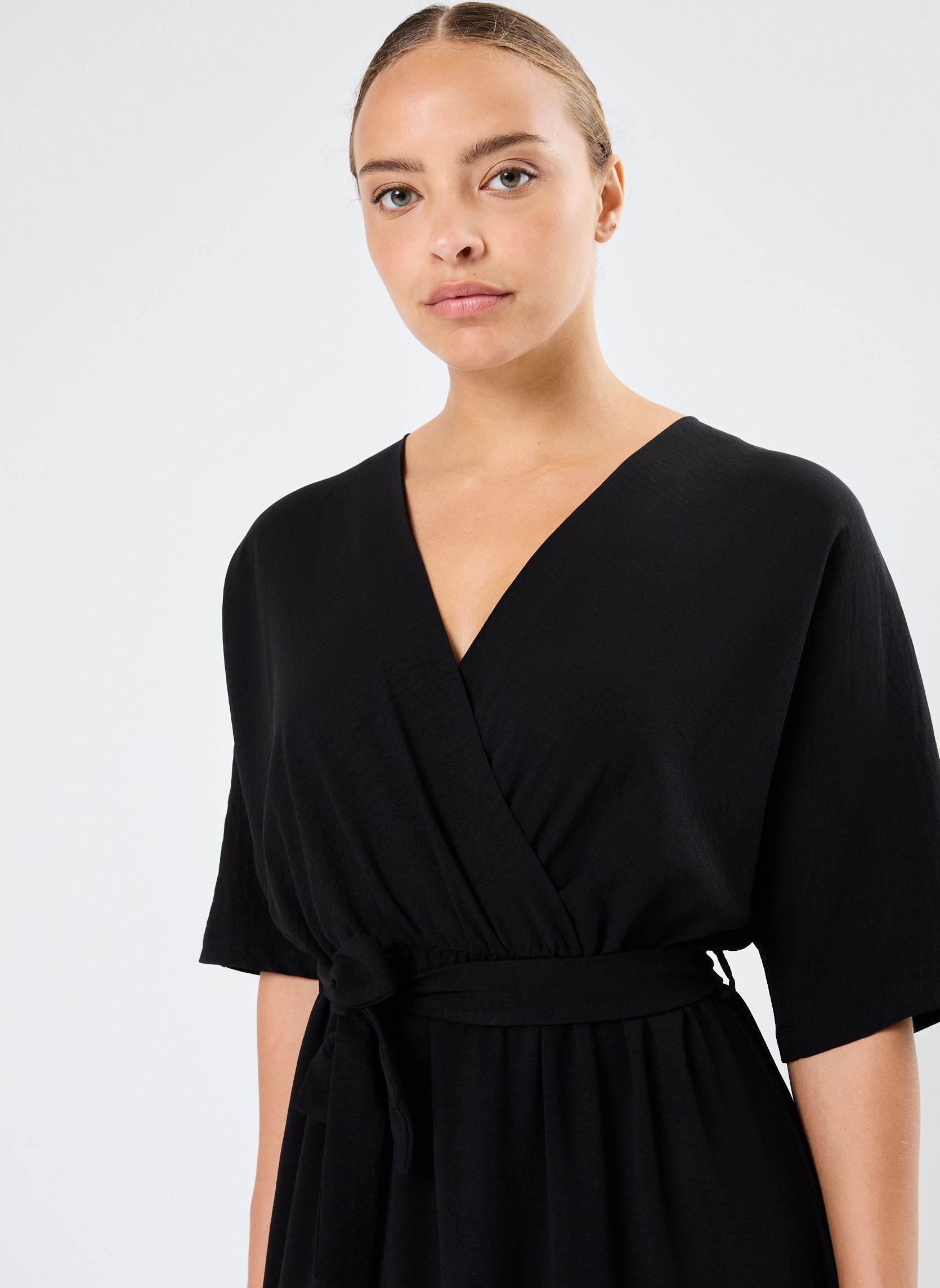 Robes longues Naya femme noir Grace & Mila Robes longues Naya femme noir Noir