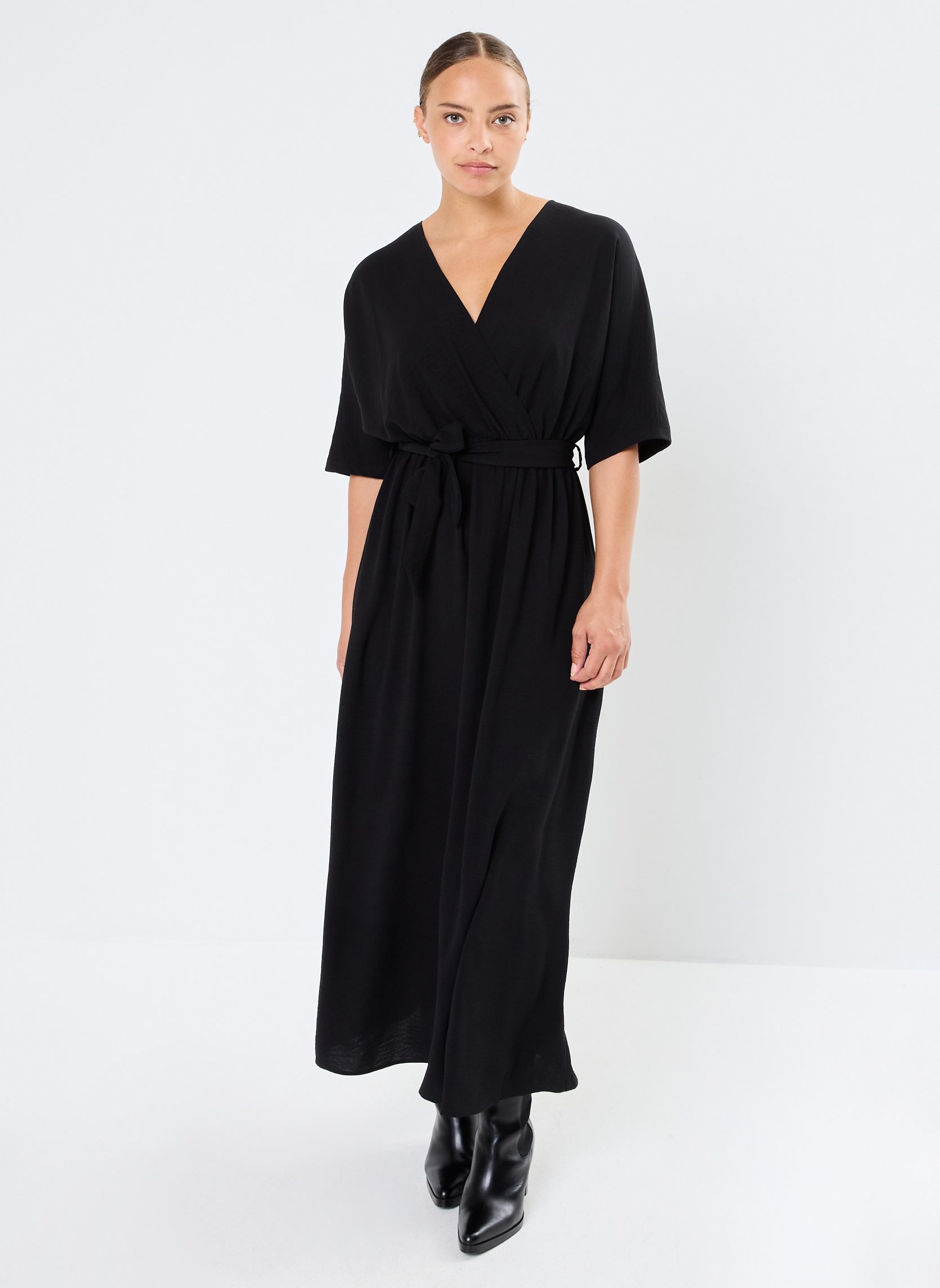 Robes longues Naya femme noir Grace & Mila Robes longues Naya femme noir Noir