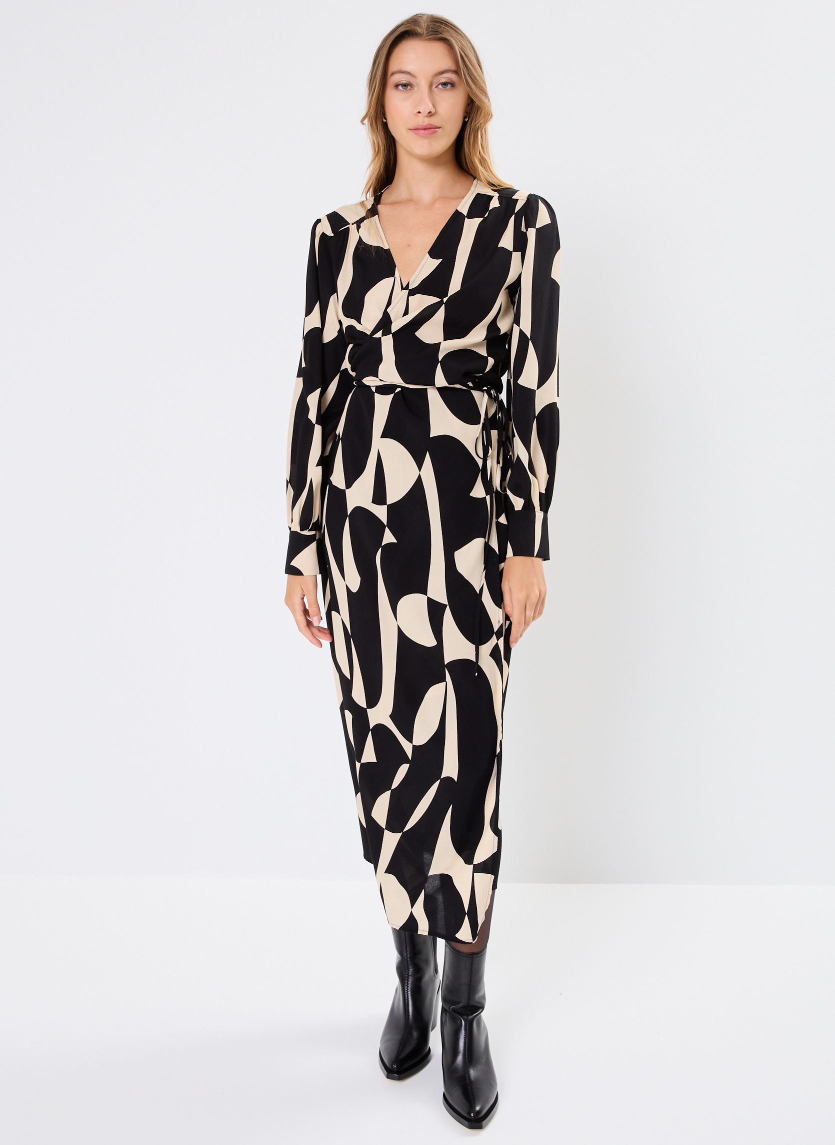 Lange jurken Nemours dames zwart Grace & Mila Lange jurken Nemours dames zwart Noir