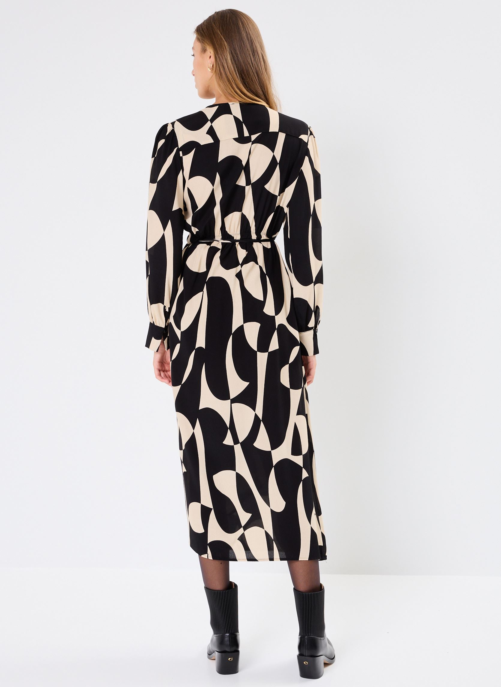 Lange jurken Nemours dames zwart Grace & Mila Lange jurken Nemours dames zwart Noir