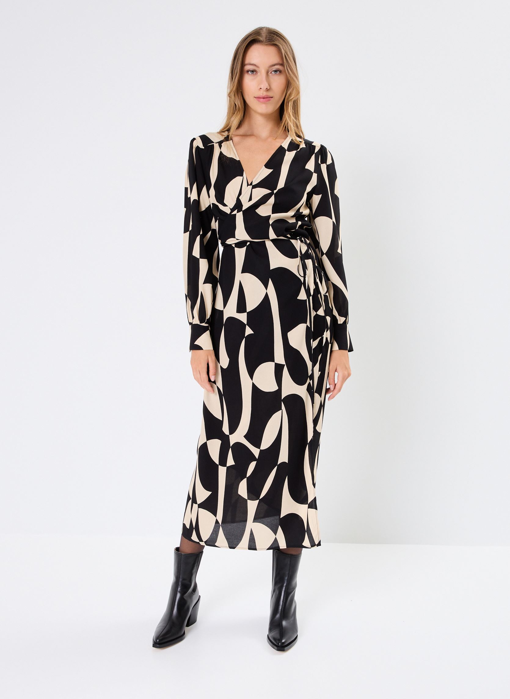 Lange jurken Nemours dames zwart Grace & Mila Lange jurken Nemours dames zwart Noir