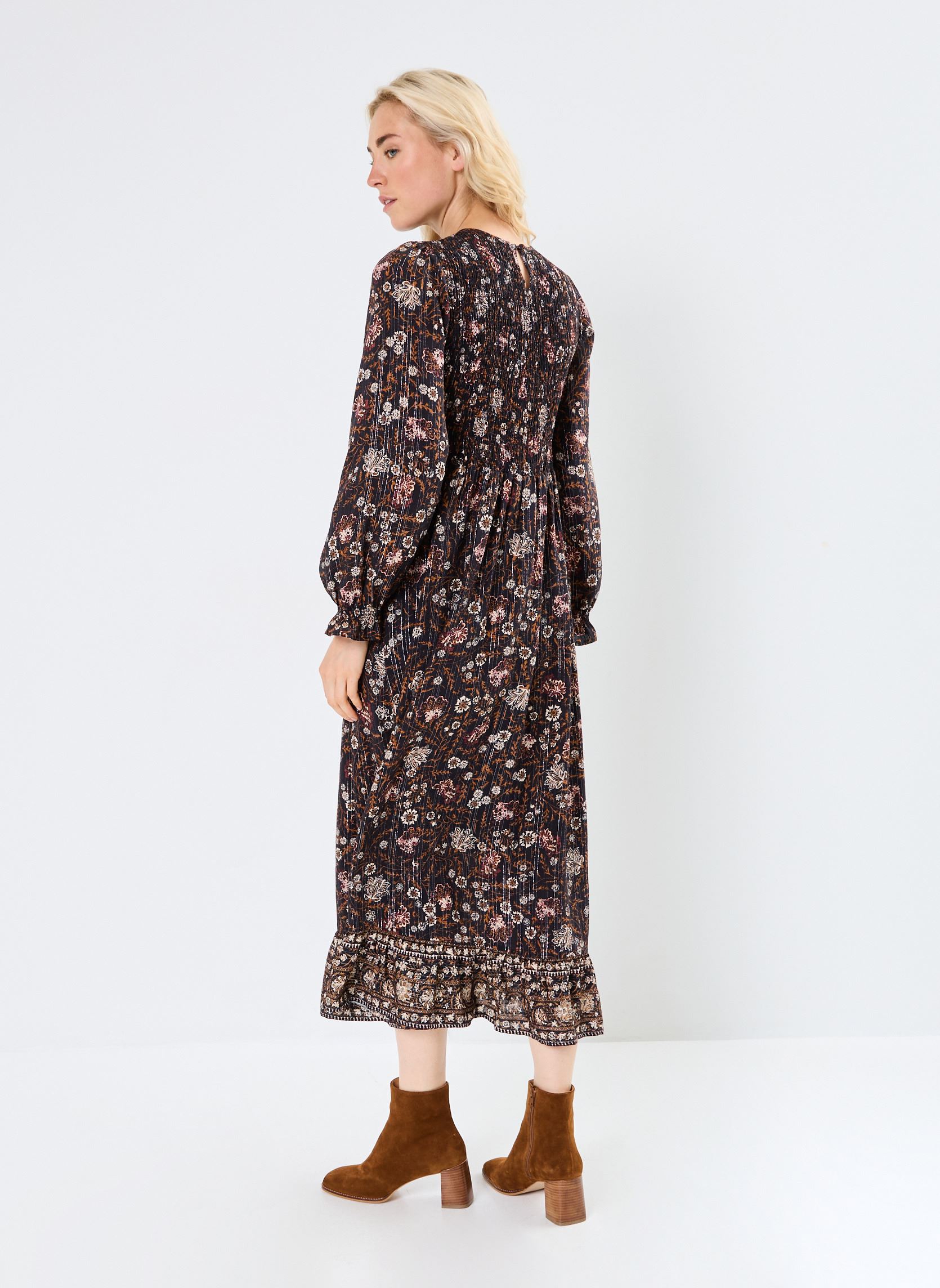Robes longues Nova femme noir Grace & Mila Robes longues Nova femme noir Noir