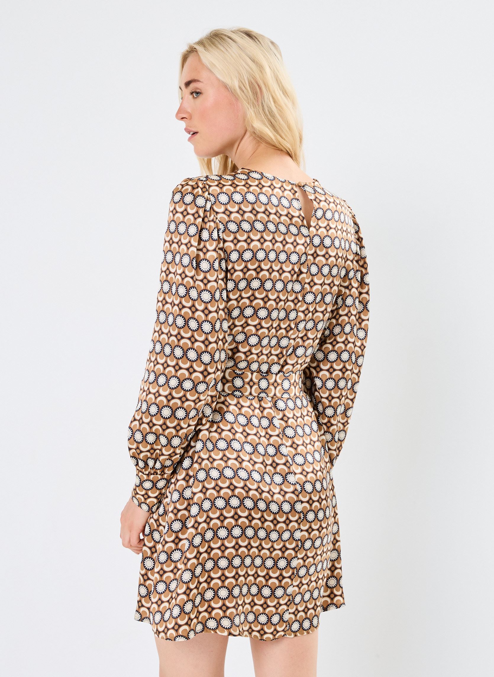 Robes Nuit femme marron Grace & Mila Robes Nuit femme marron Camel