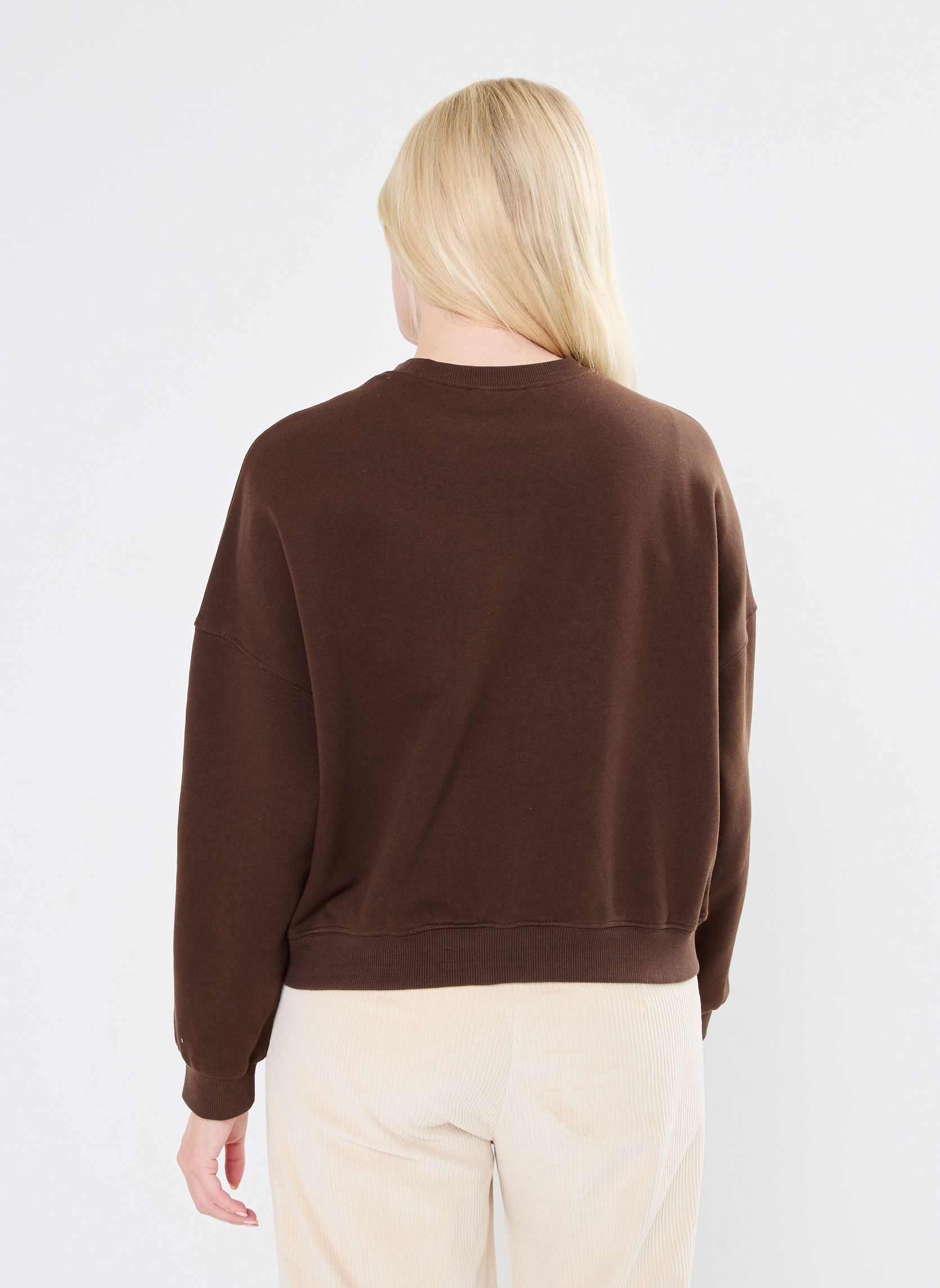Sweatshirts Nigel femme marron Grace & Mila Sweatshirts Nigel femme marron Chocolat