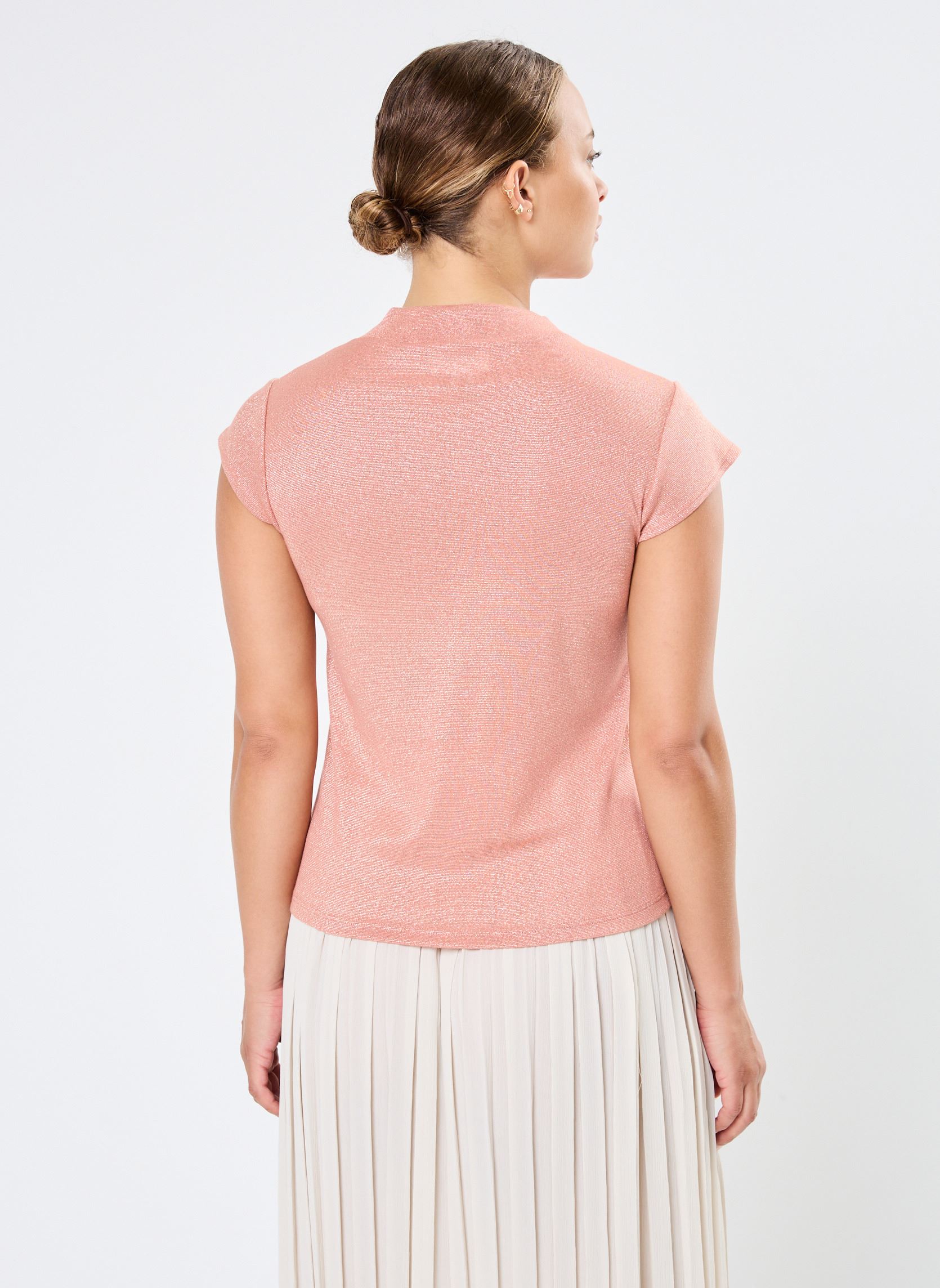 Tee-shirts manches courtes Nectar femme rose Grace & Mila Tee-shirts manches courtes Nectar femme rose Rose
