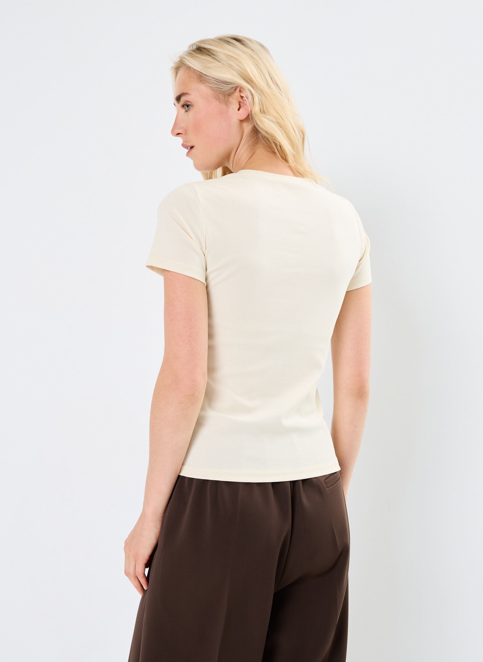 T-shirt a maniche corte Nicolette donna beige Grace & Mila T-shirt a maniche corte Nicolette donna beige Beige