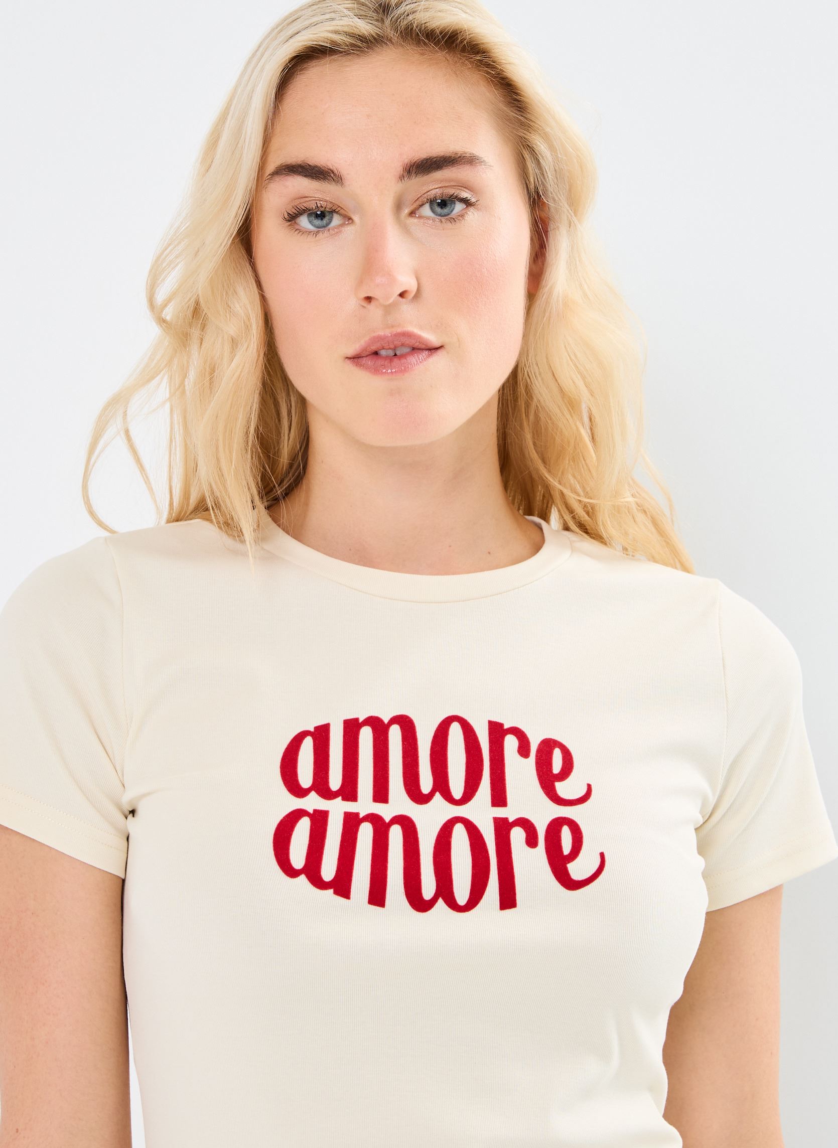 T-shirt a maniche corte Nicolette donna beige Grace & Mila T-shirt a maniche corte Nicolette donna beige Beige