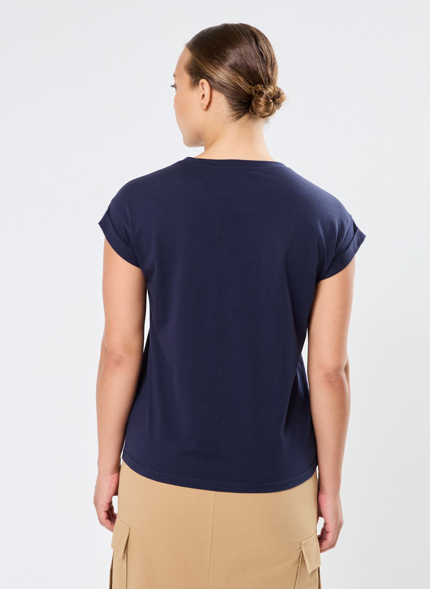 Tee-shirts manches courtes Ninalou femme bleu Grace & Mila Tee-shirts manches courtes Ninalou femme bleu Marine