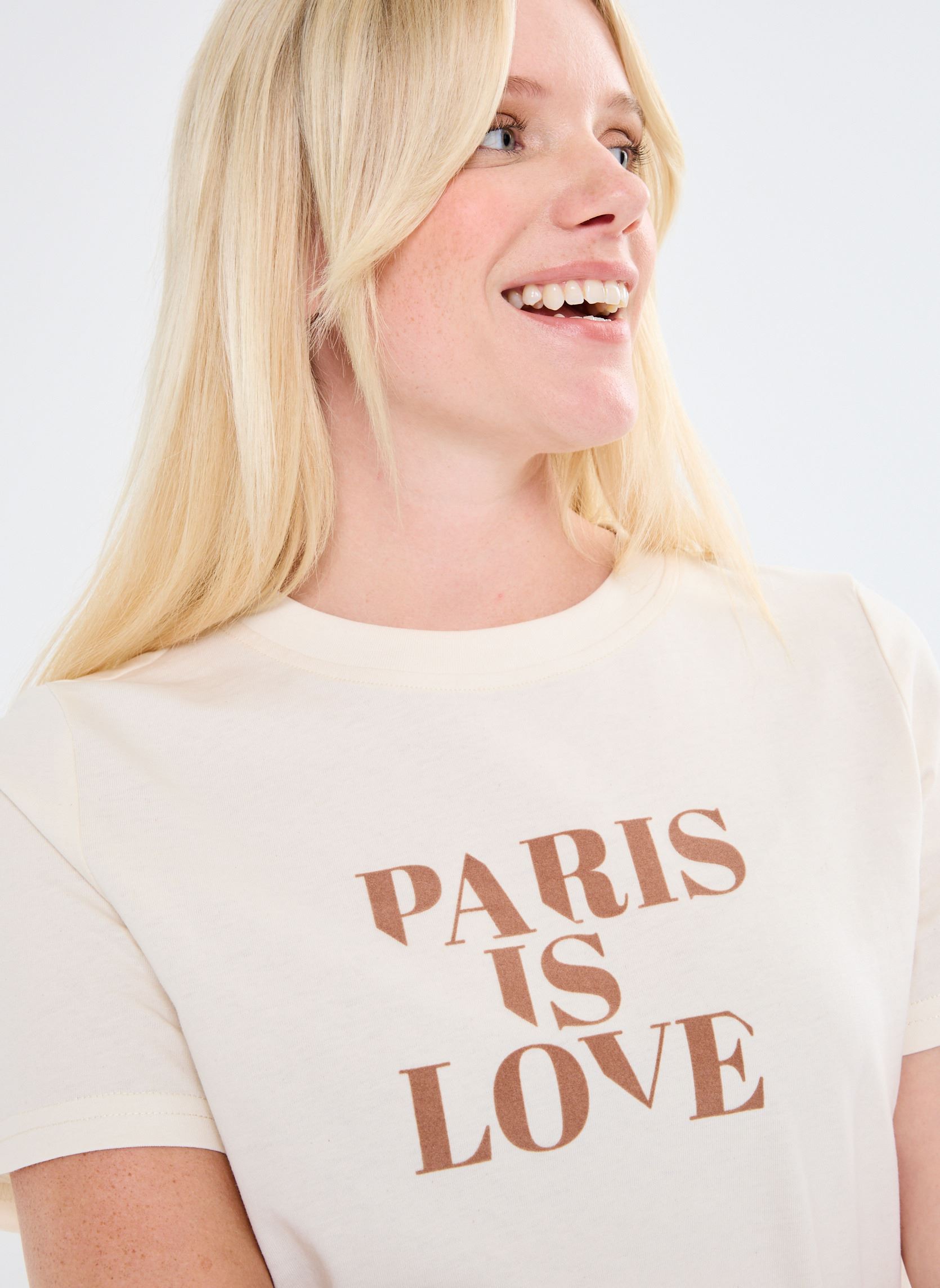 Tee-shirts manches courtes Nobuto femme beige Grace & Mila Tee-shirts manches courtes Nobuto femme beige BEIGE