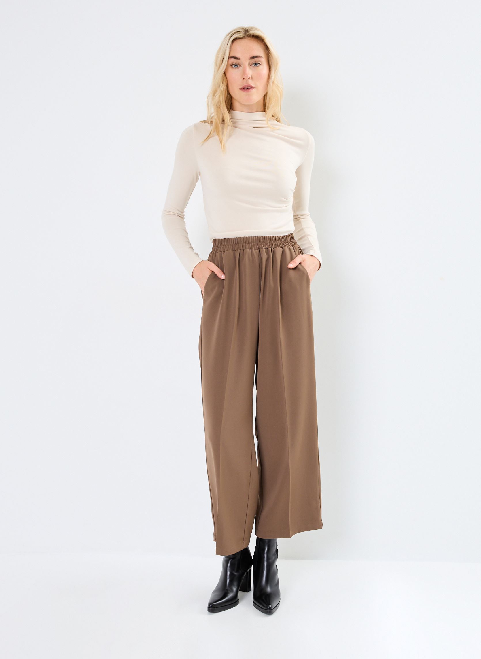 Langarm-T-Shirts Noon damen beige Grace & Mila Langarm-T-Shirts Noon damen beige SABLE