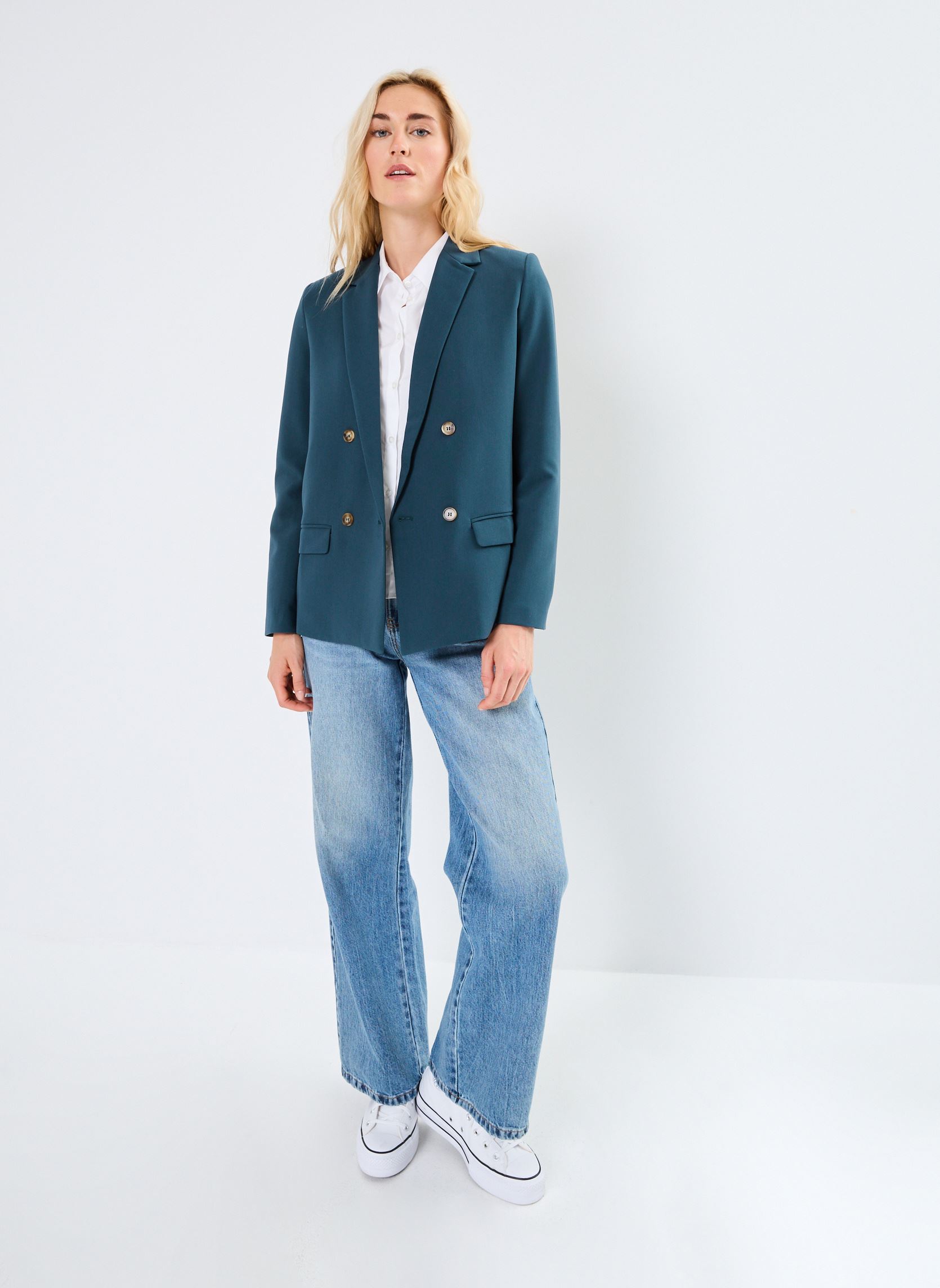Blazer Noix dames groen Grace & Mila Blazer Noix dames groen Vert