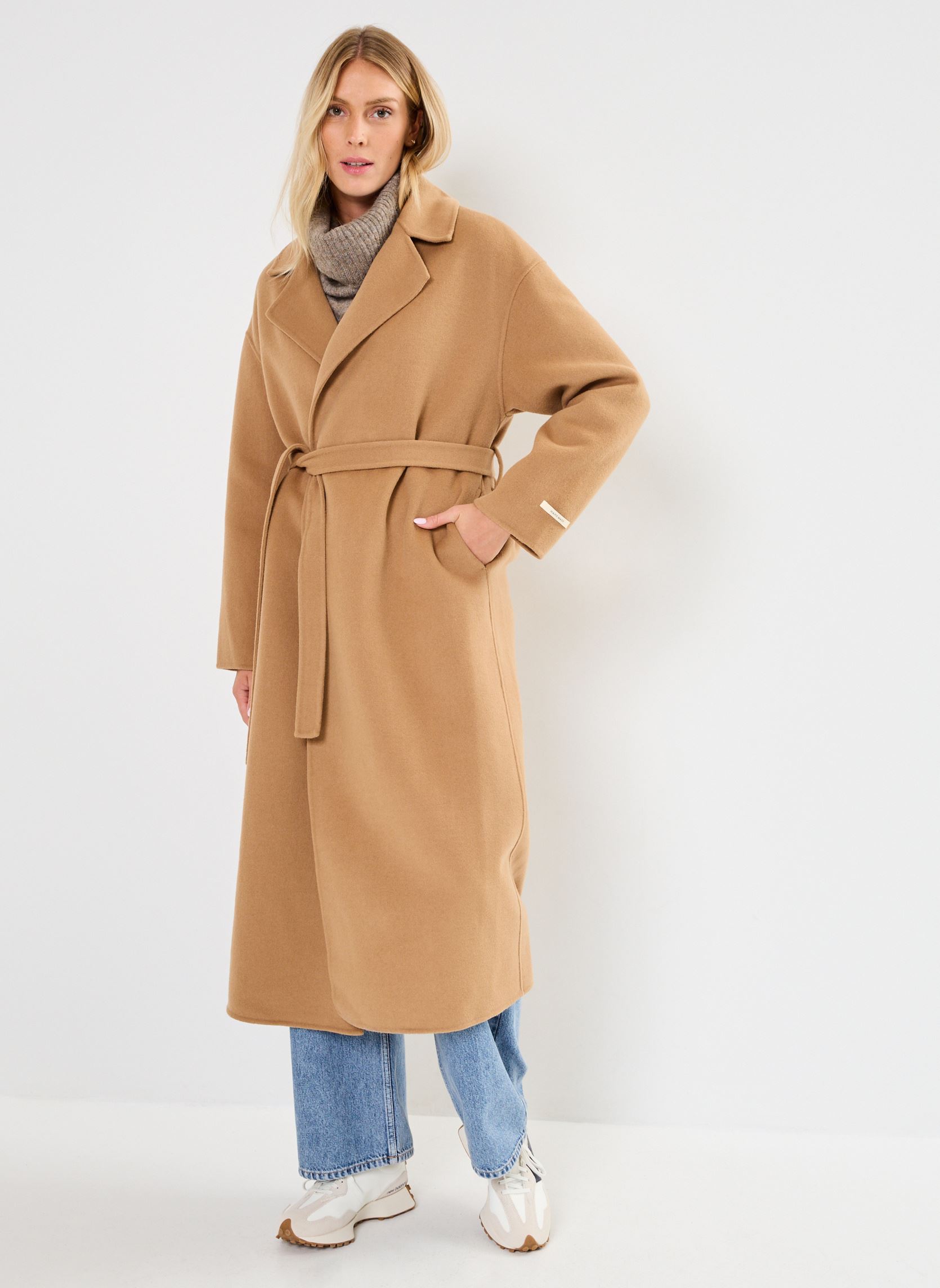 Mantels Noemie dames bruin Grace & Mila Mantels Noemie dames bruin Camel