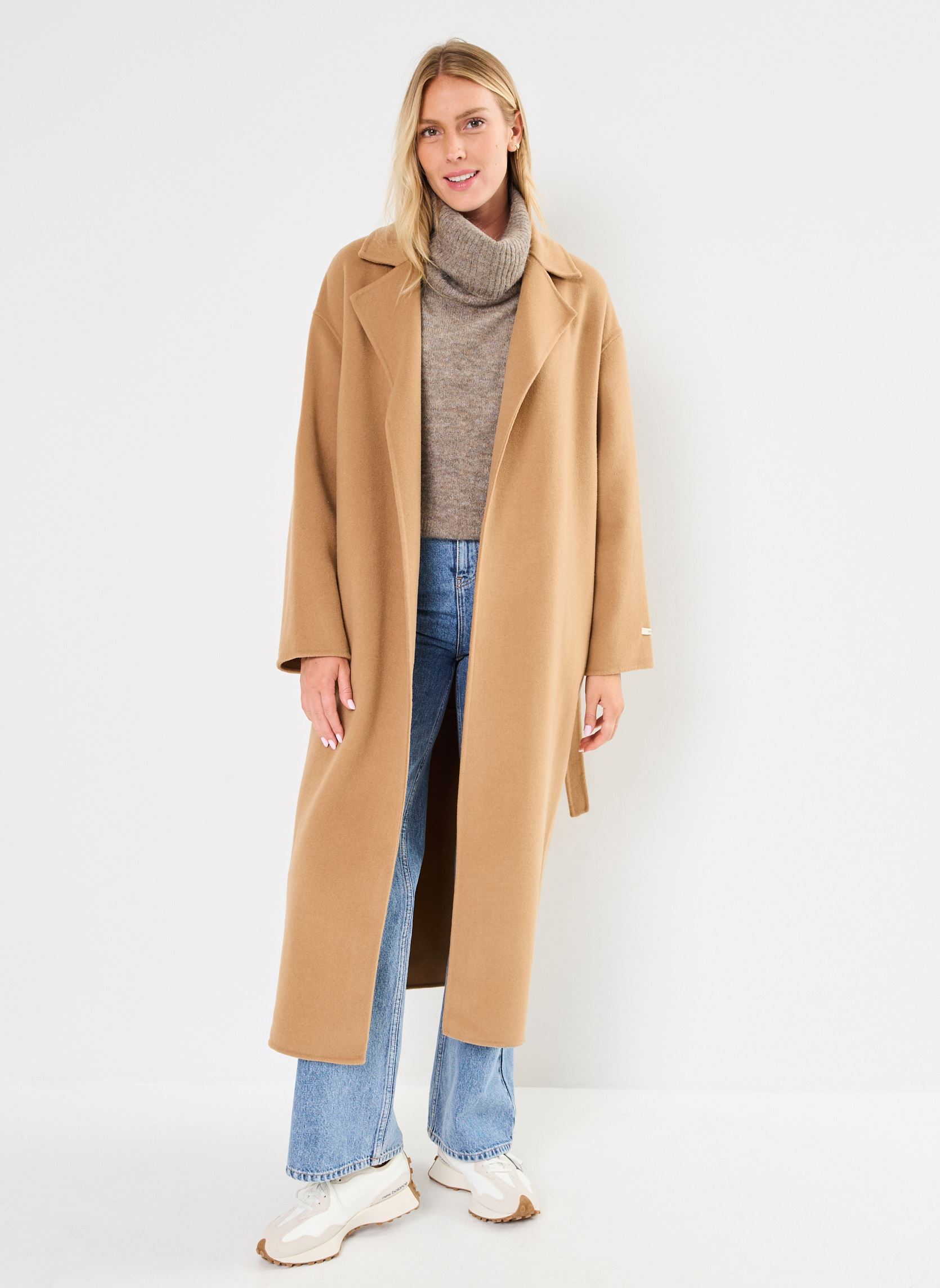 Mantels Noemie dames bruin Grace & Mila Mantels Noemie dames bruin Camel
