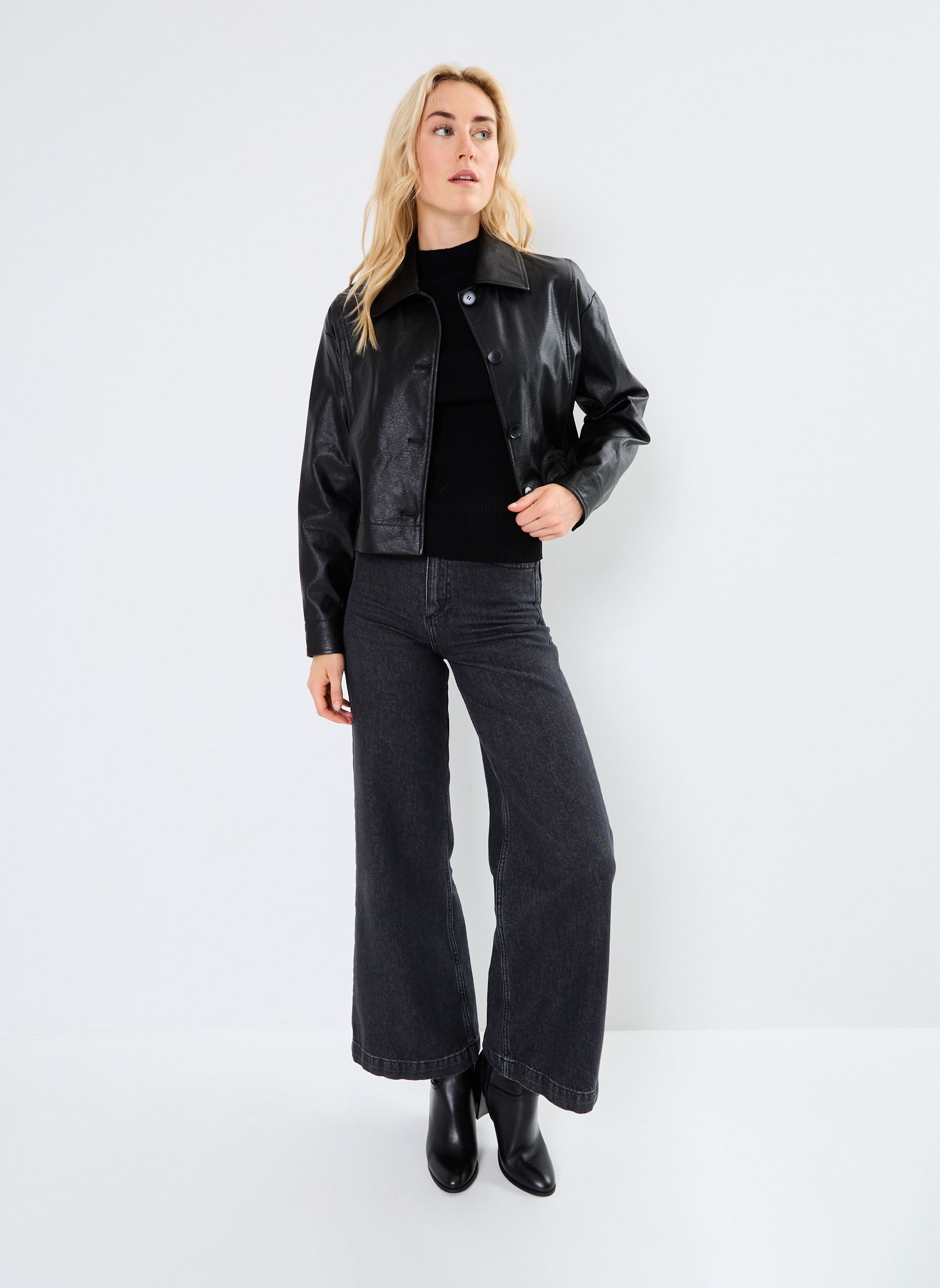 Vestes Neige femme noir Grace & Mila Vestes Neige femme noir NOIR