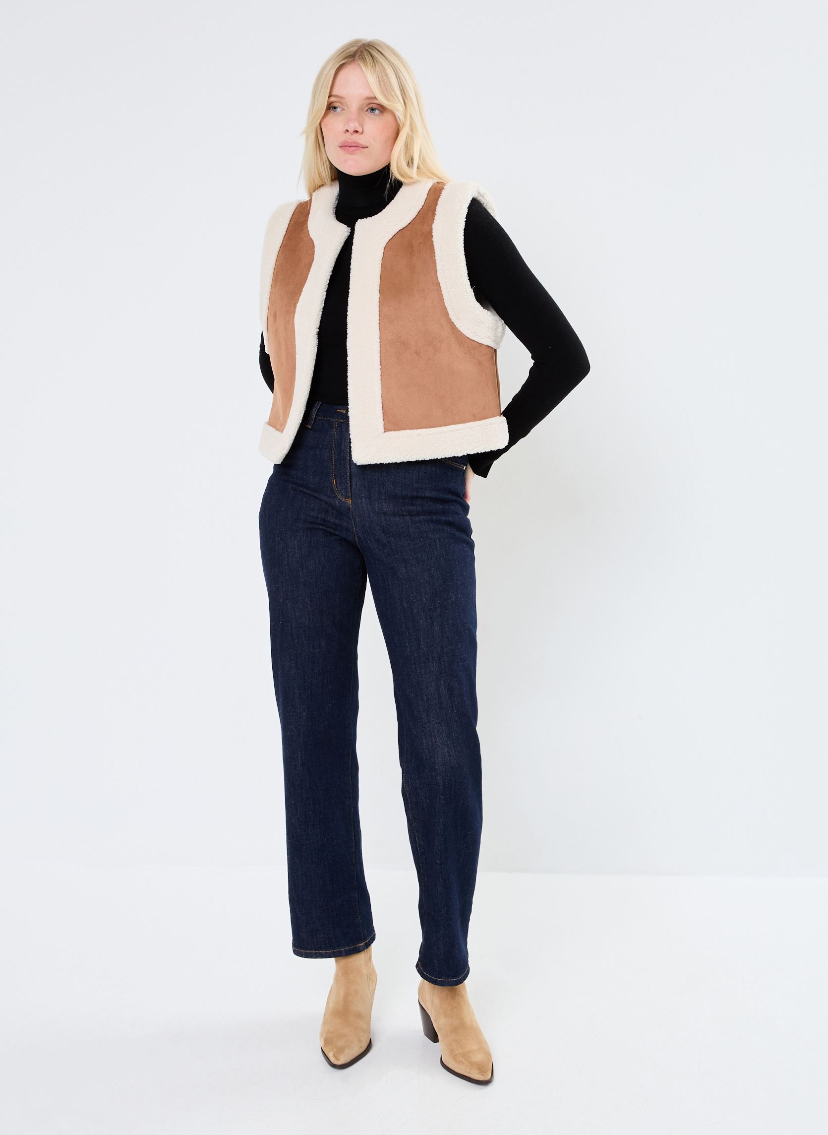 Westen Noe damen braun Grace & Mila Westen Noe damen braun Camel