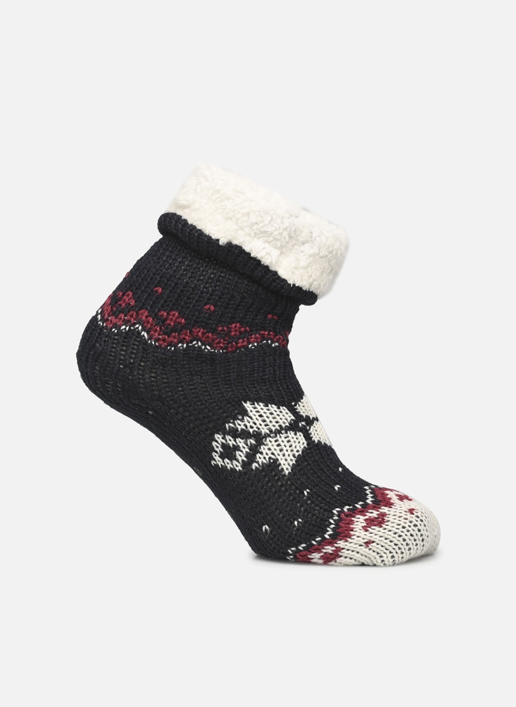 Chaussettes anti-dérapantes Chaussons chaussettes motifs noel femme femme bleu Sarenza Wear Chaussettes anti-dérapantes Chaussons chaussettes motifs noel femme femme bleu MARINE