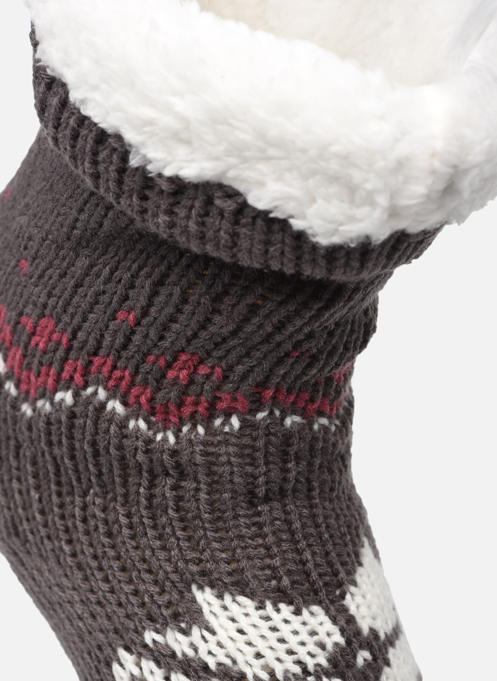 Chaussettes anti-dérapantes Chaussons chaussettes motifs noel femme femme gris Sarenza Wear Chaussettes anti-dérapantes Chaussons chaussettes motifs noel femme femme gris GRIS