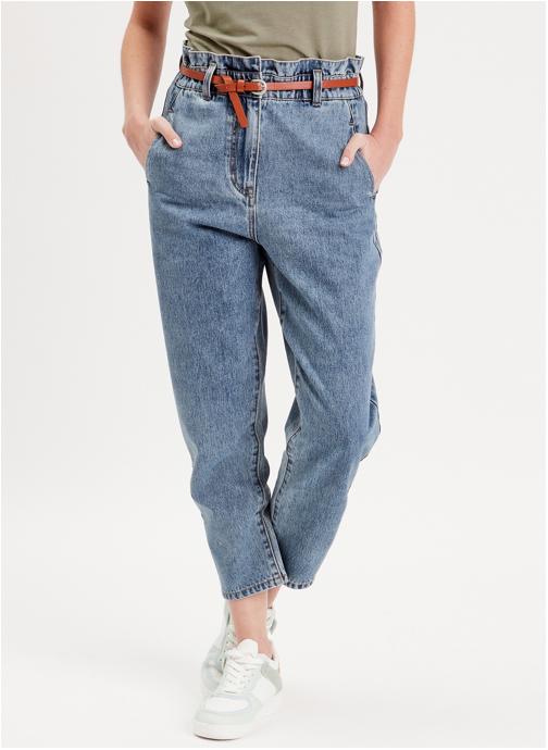 Fraternel Jeans pour femme Boyfriend Baggy Used, bleu, XS Fraternel Jeans pour femme Boyfriend Baggy Used, bleu, XS