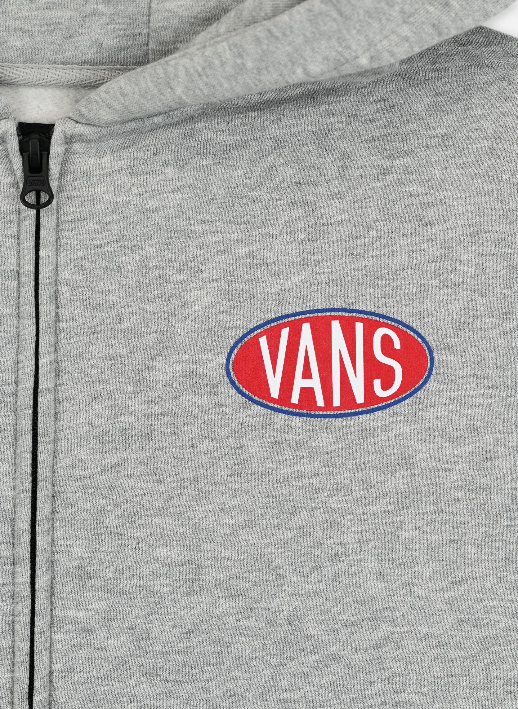 Sweats à capuche Spray On FZ garçon gris Vans Sweats à capuche Spray On FZ garçon gris CEMENT HEATHER