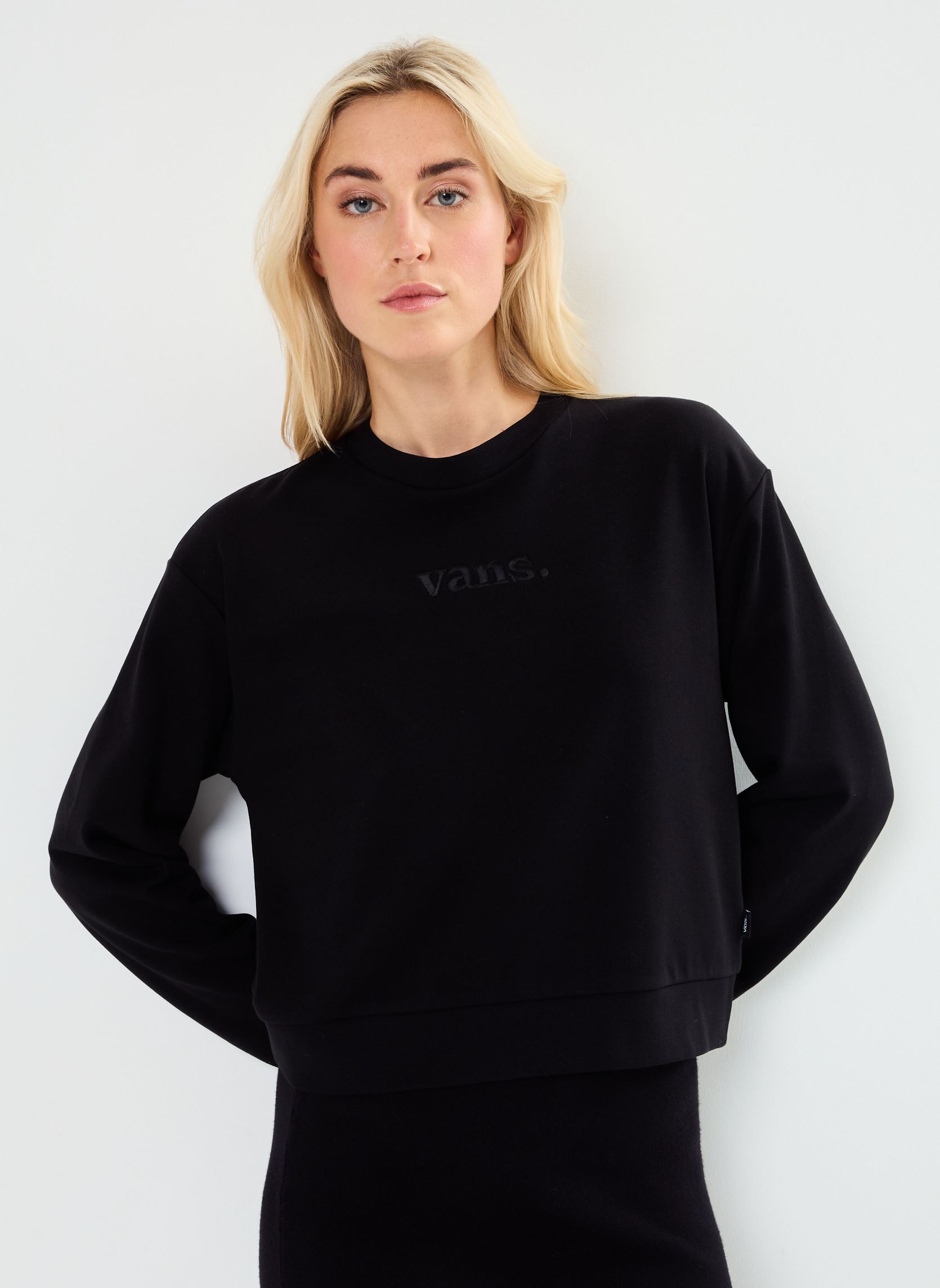 Sweat shirt Vans W ESSENTIAL FT RLX CREW EU - vue 2