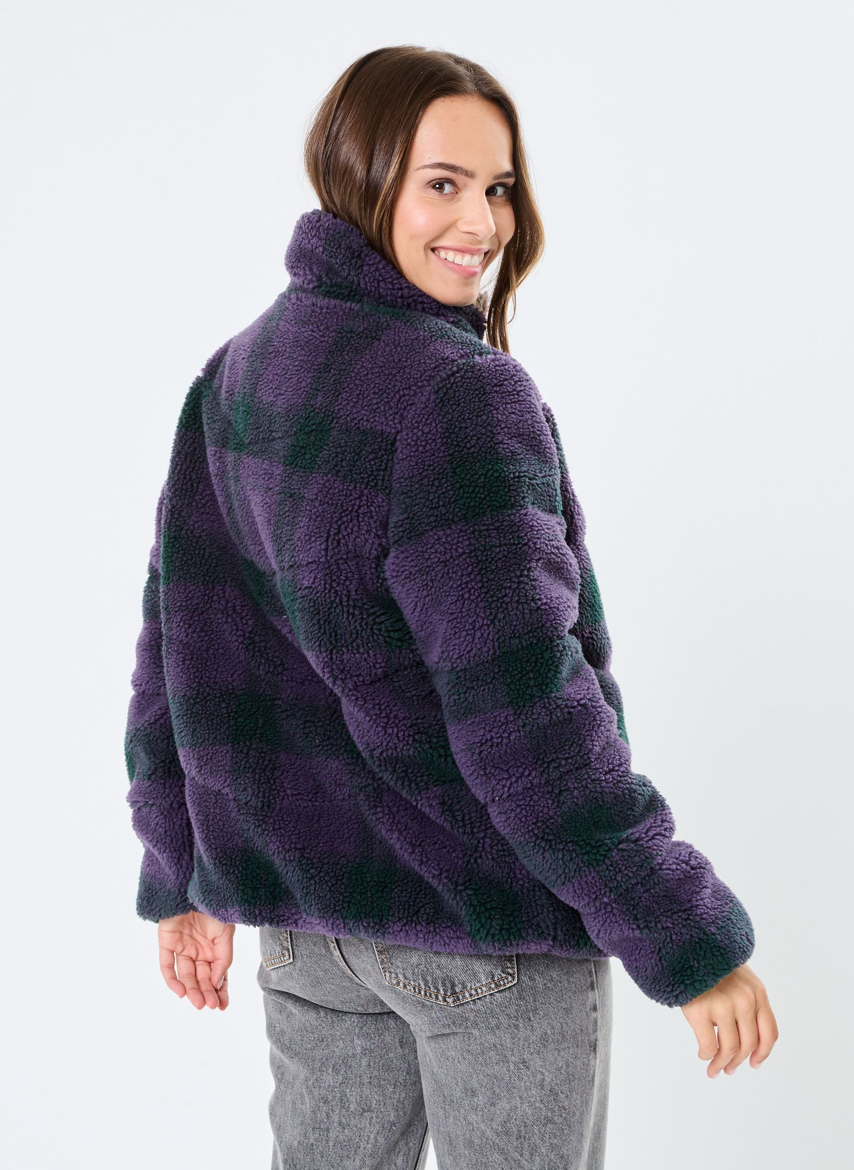 Bomberjacks Foundry Plaid High Pile Puff dames groen Vans Bomberjacks Foundry Plaid High Pile Puff dames groen GREEN GABLES