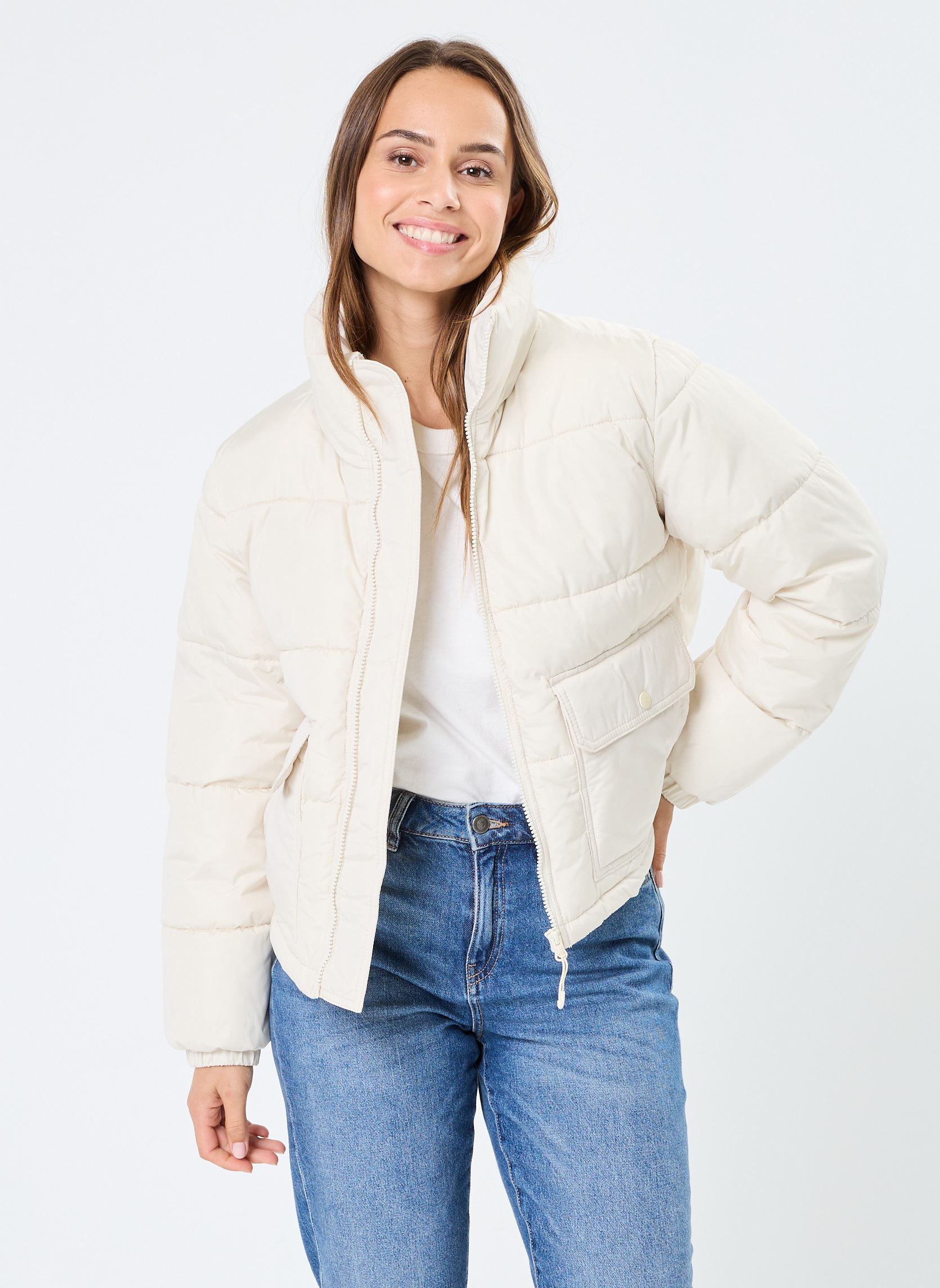 Vans Doudounes Doudoune MTE Aubrey Primaloft Puffer femme blanc