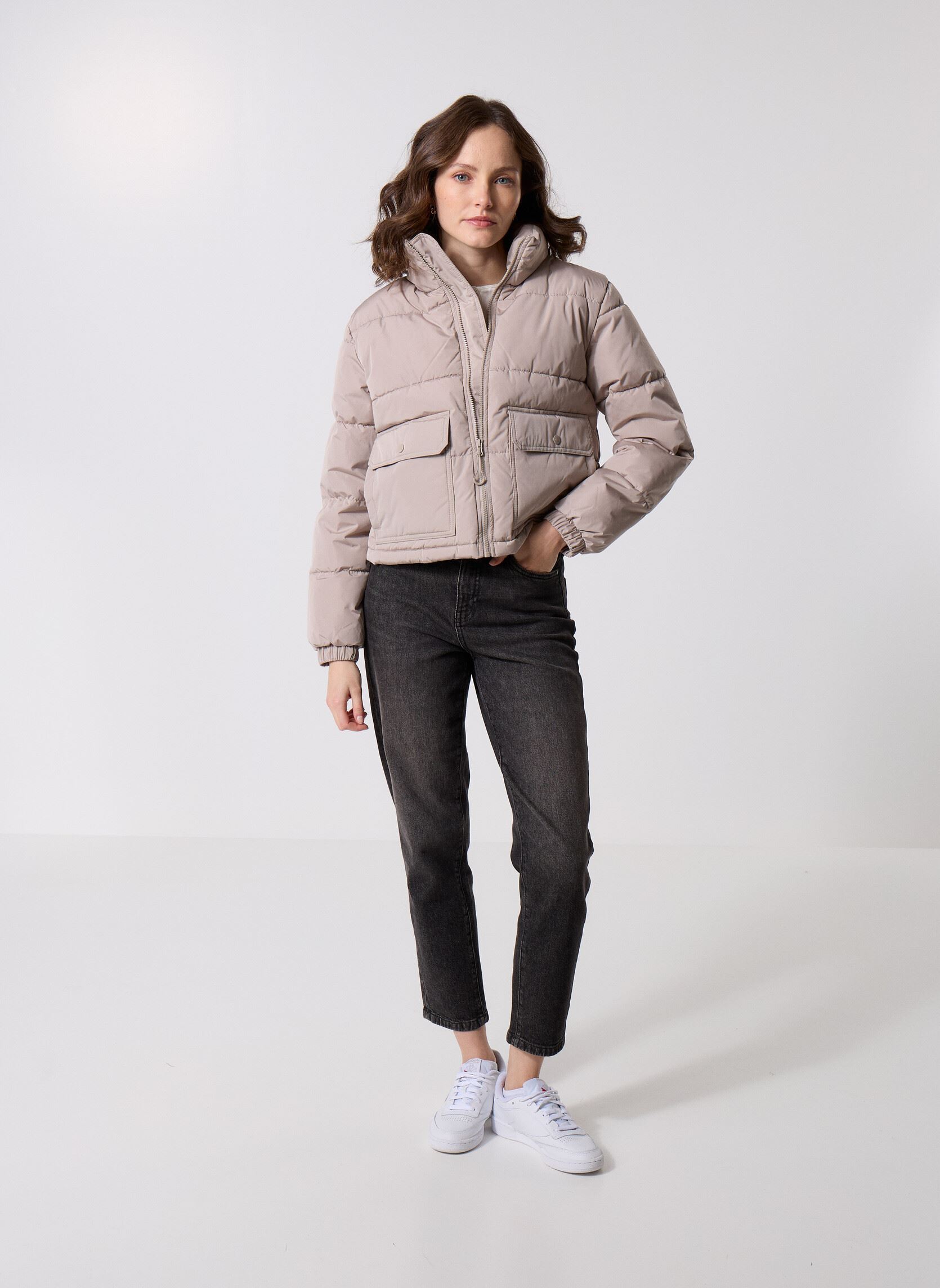 Daunenjacken MTE Aubrey Primaloft Puffer damen beige Vans Daunenjacken MTE Aubrey Primaloft Puffer damen beige MUSHROOM