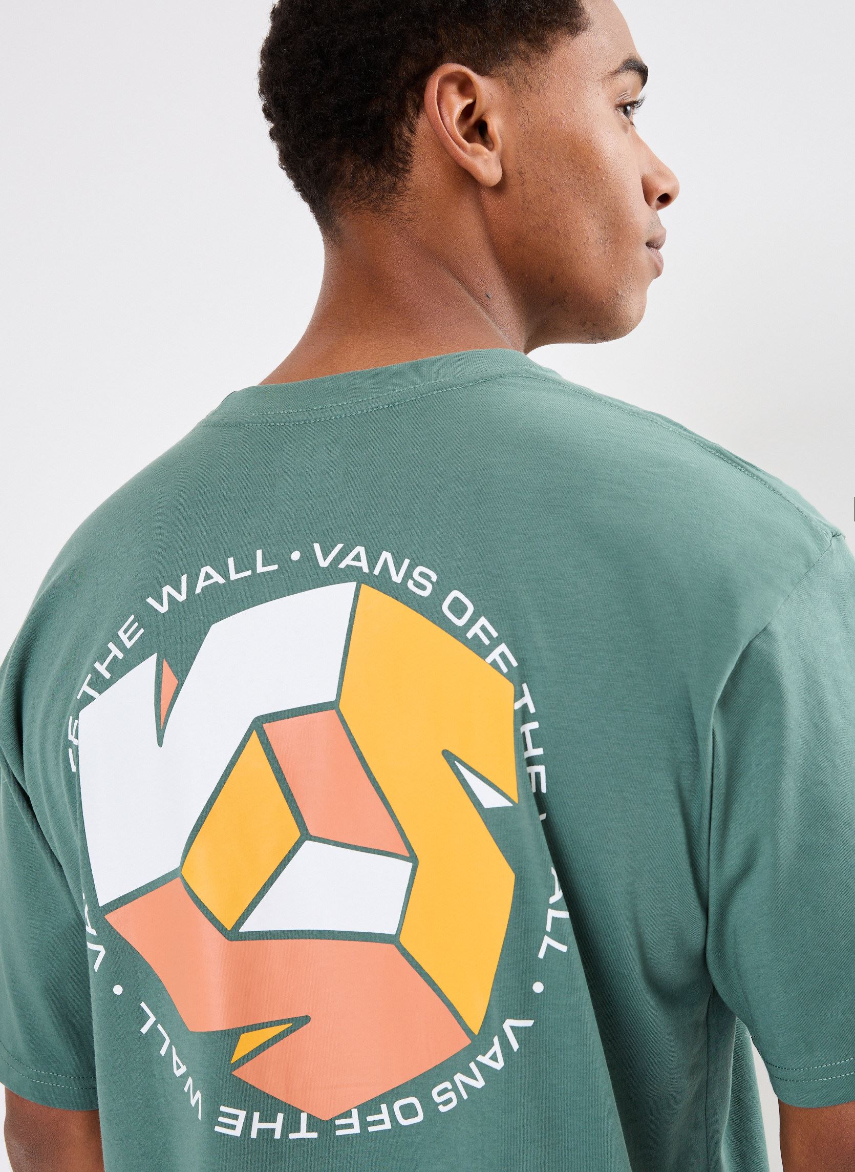 T-shirt a maniche corte Cycle V SS uomo verde Vans T-shirt a maniche corte Cycle V SS uomo verde DARK FOREST