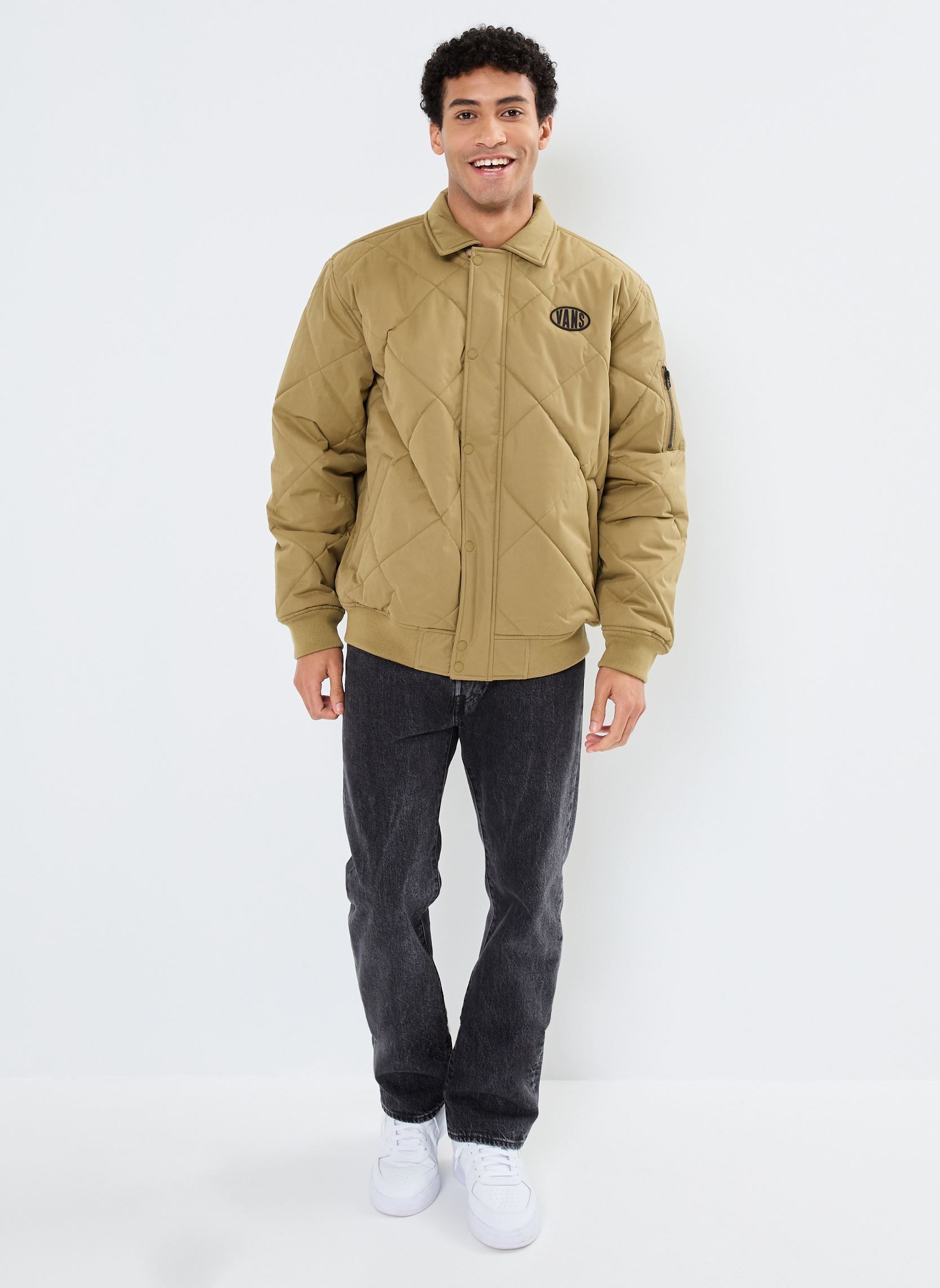 Blousons Hathaway Bomber homme vert Vans Blousons Hathaway Bomber homme vert GOTHIC OLIVE