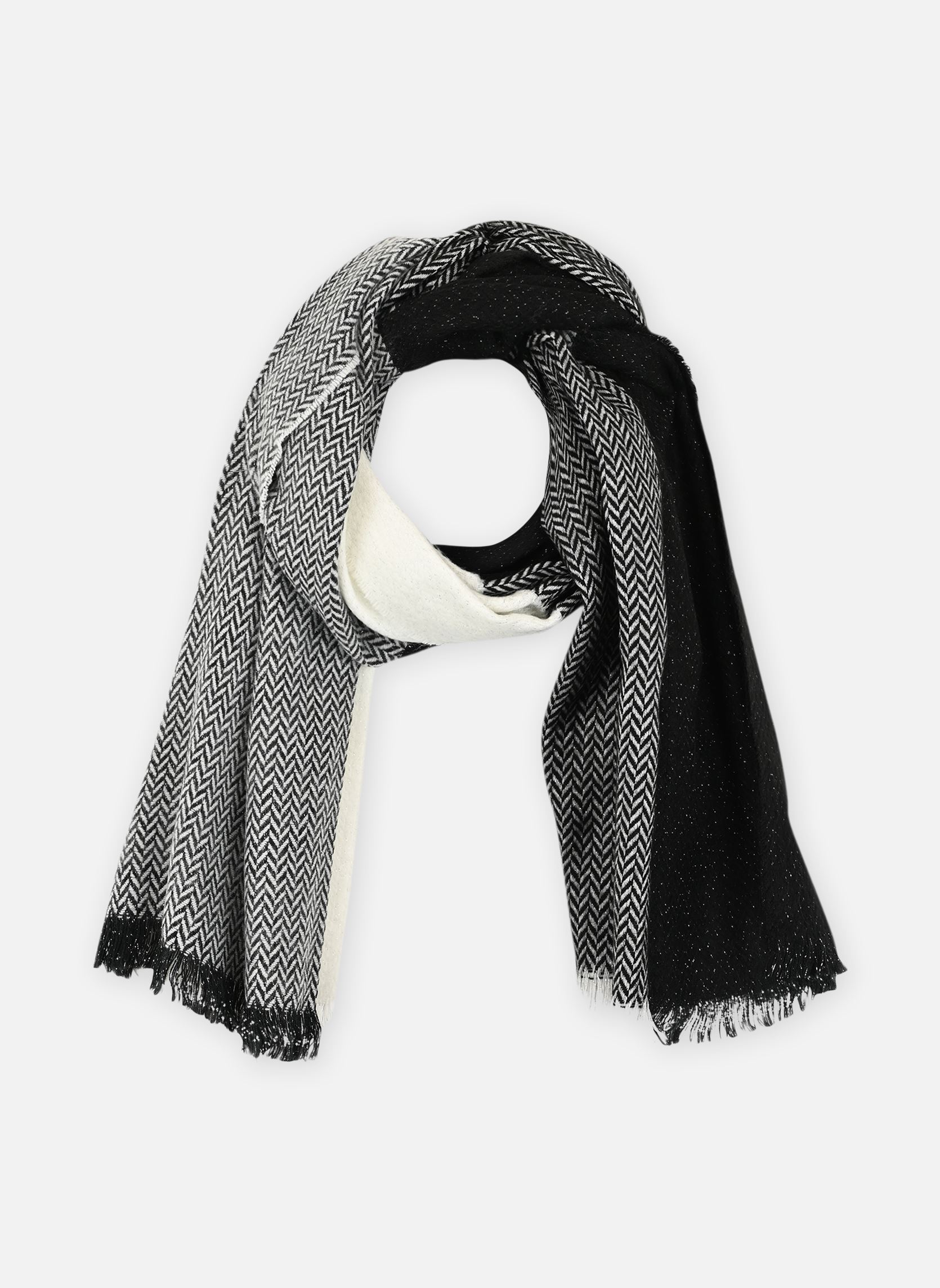 Bufandas PLAIDILUREX2 écharpe mujer negro Georgia Rose Bufandas PLAIDILUREX2 écharpe mujer negro JET BLACK