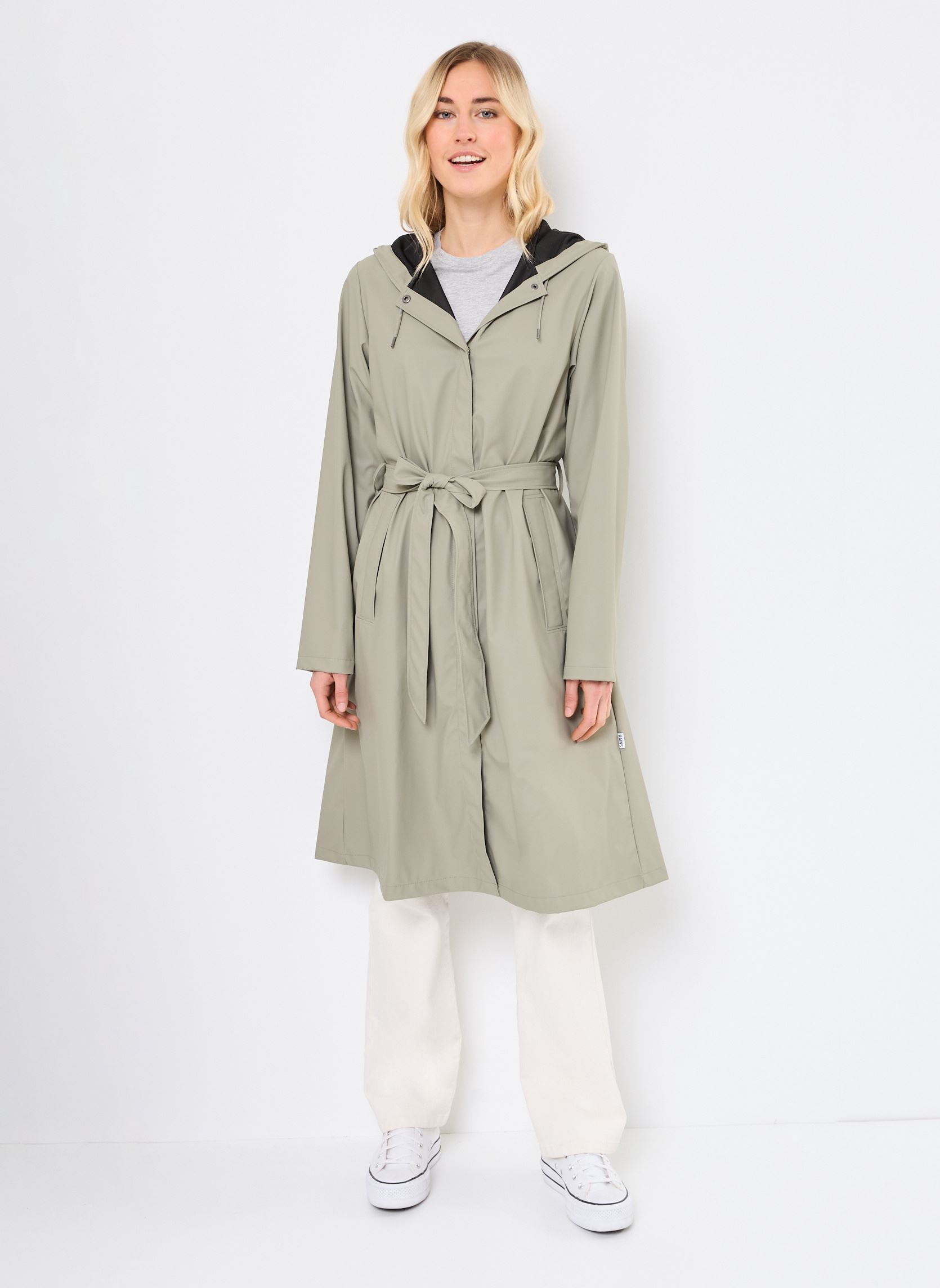 Regenjacken A-Line Longer W Jacket W3 damen beige Rains Regenjacken A-Line Longer W Jacket W3 damen beige DRIFT