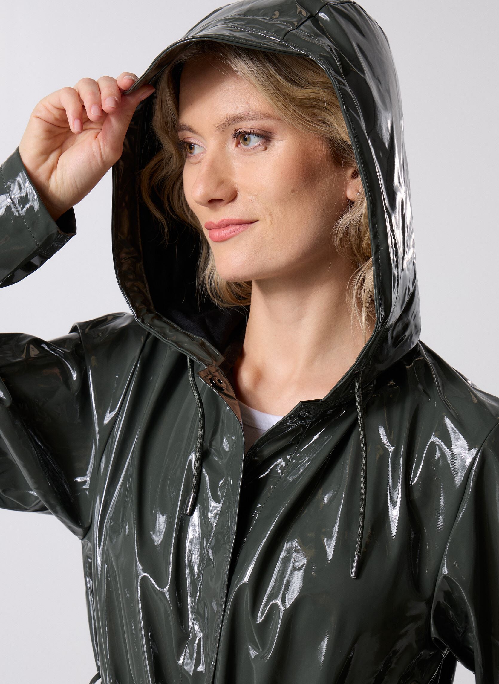 Chaquetas impermeables A-Line Longer W Jacket W3 mujer verde Rains Chaquetas impermeables A-Line Longer W Jacket W3 mujer verde SWAMP