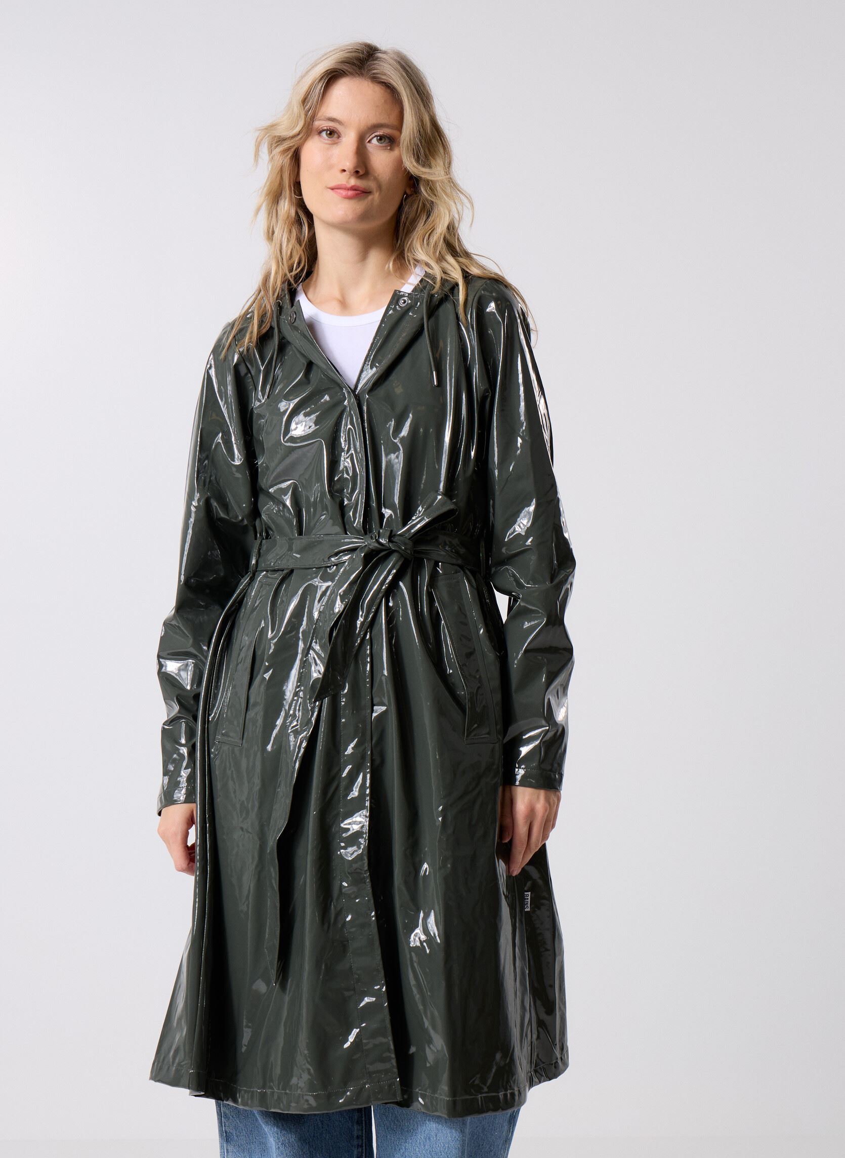 Chaquetas impermeables A-Line Longer W Jacket W3 mujer verde Rains Chaquetas impermeables A-Line Longer W Jacket W3 mujer verde SWAMP