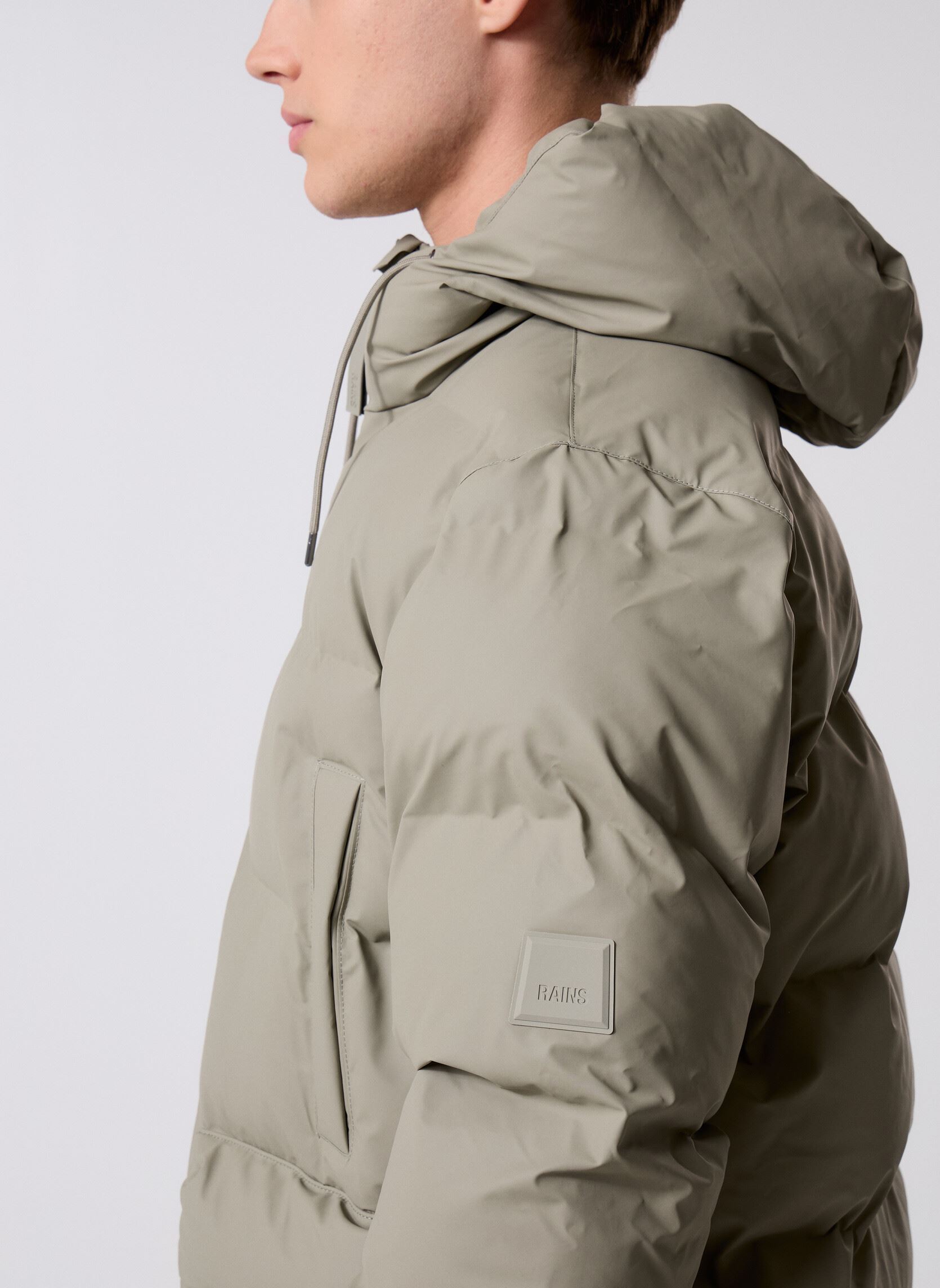 Daunenjacken Alta Long Puffer Cargo Jacket W3T4 herren grün Rains Daunenjacken Alta Long Puffer Cargo Jacket W3T4 herren grün DRIFT
