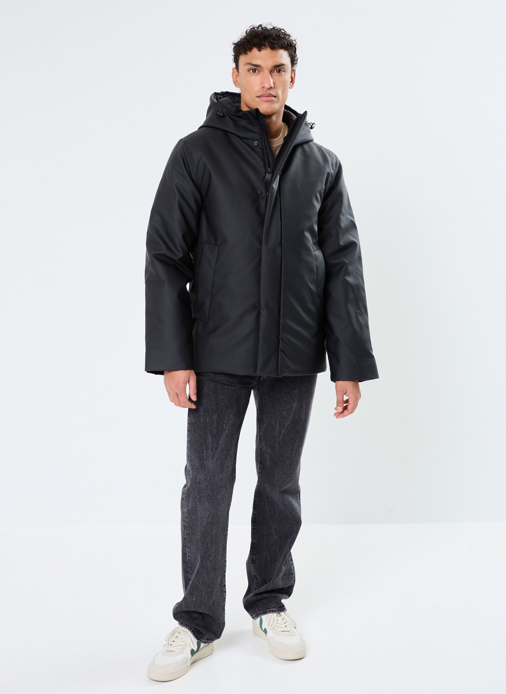 Doudounes Askim Insulated Jacket W3T3 homme noir Rains Doudounes Askim Insulated Jacket W3T3 homme noir BLACK