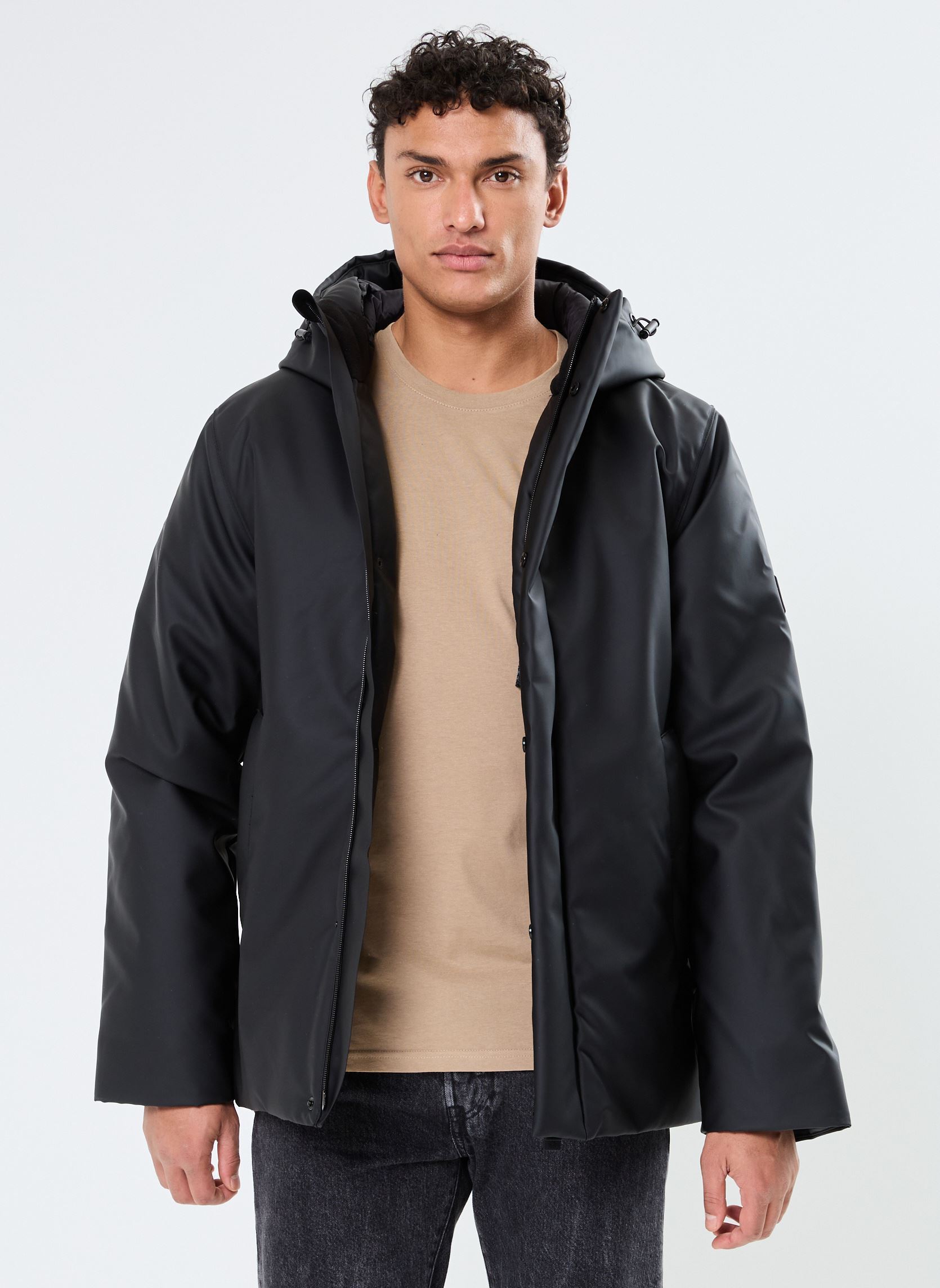 Doudounes Askim Insulated Jacket W3T3 homme noir Rains Doudounes Askim Insulated Jacket W3T3 homme noir BLACK