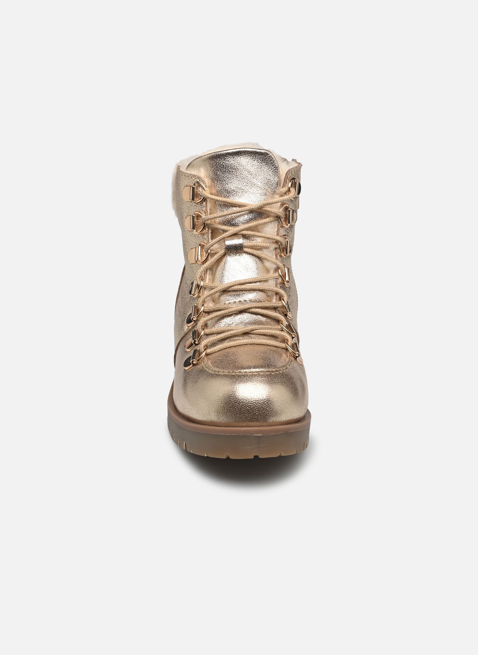 Bottes KOLLINE - bottines fourrées fille or et bronze Rose et Martin Bottes KOLLINE - bottines fourrées fille or et bronze Doré