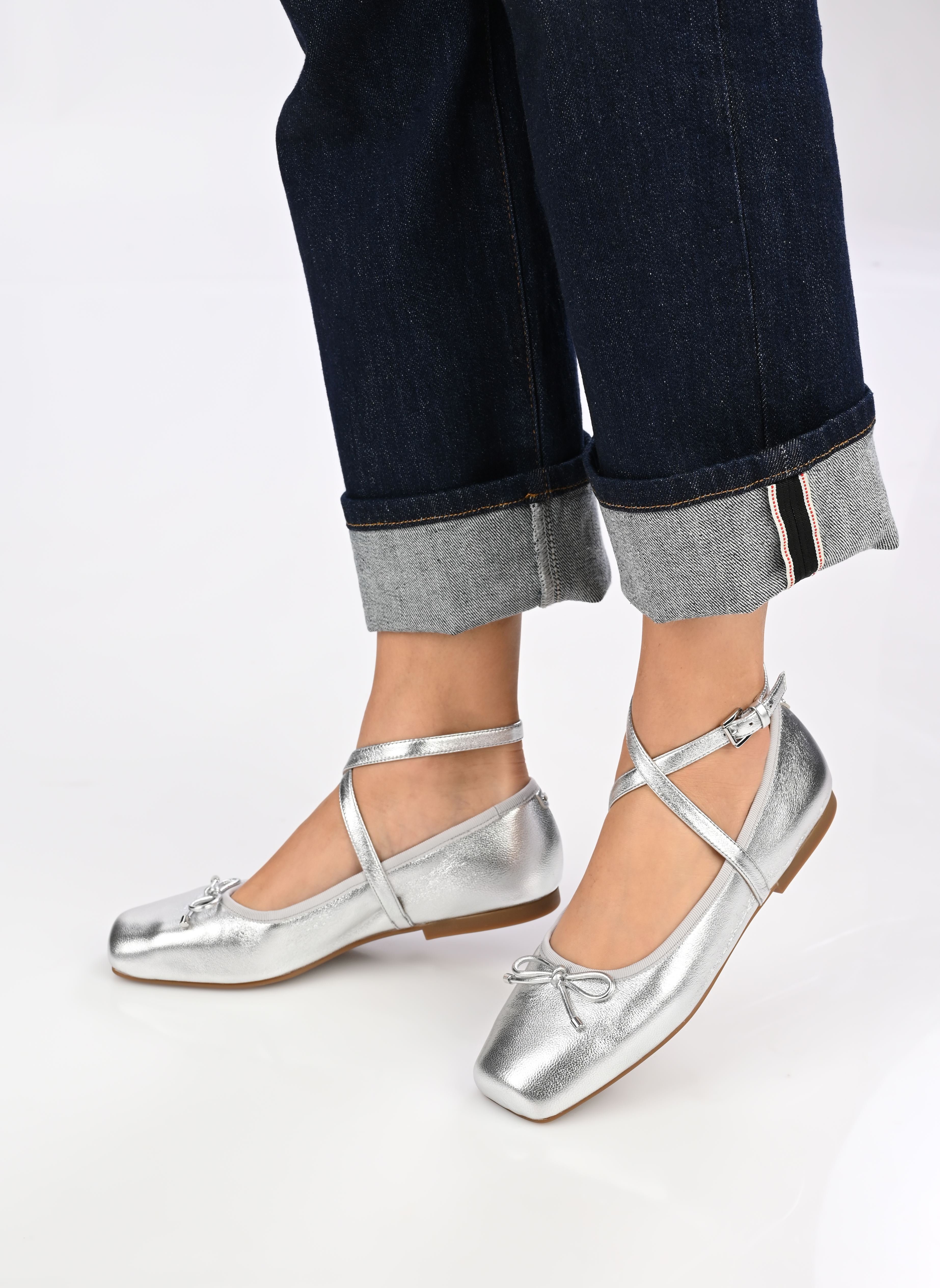 Klassieke ballerina's COLLETTE FLEX BALLET dames zilver Michael Michael Kors Klassieke ballerina's COLLETTE FLEX BALLET dames zilver Silver