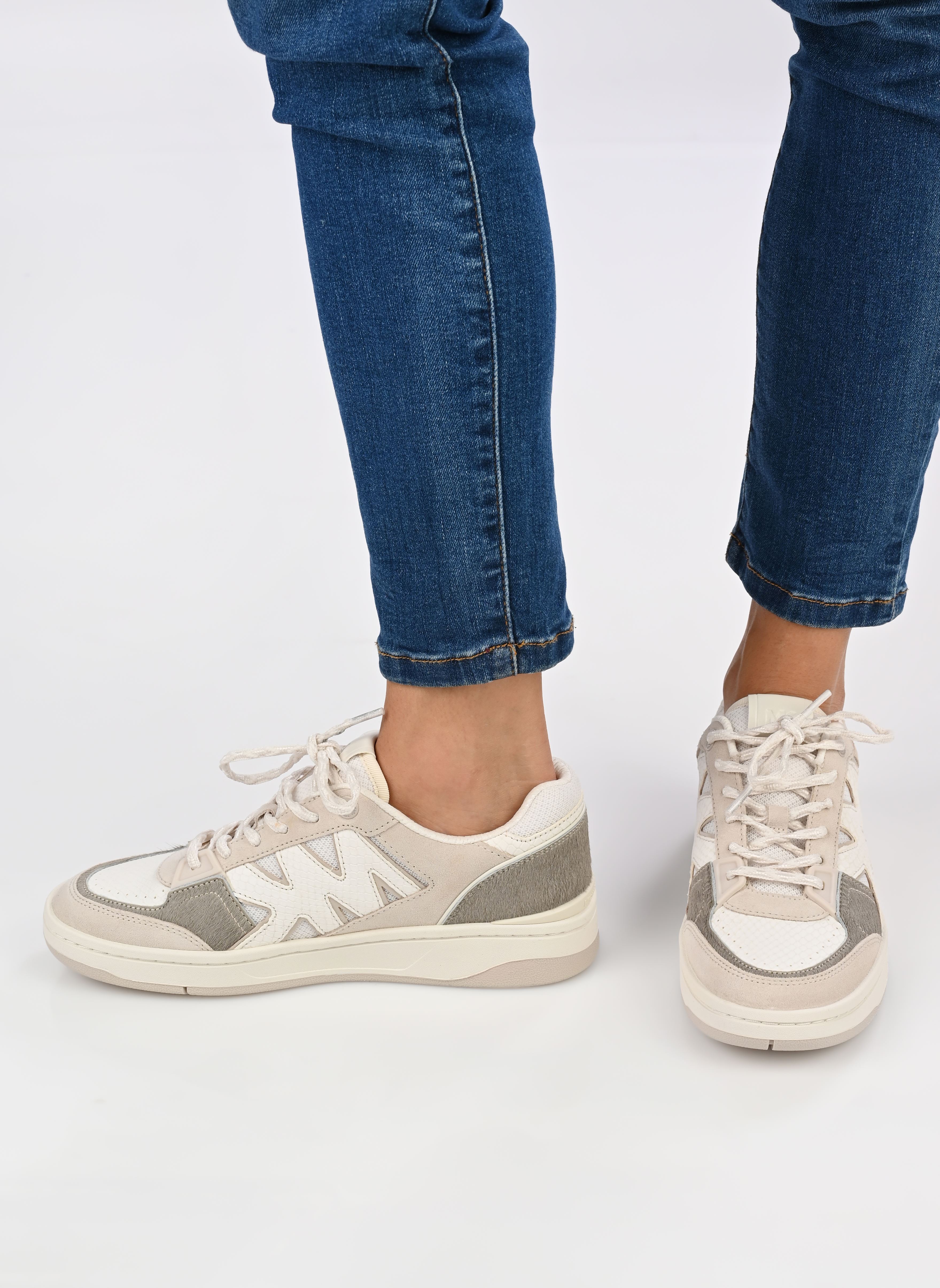 Zapatillas bajas REBEL LACE UP New mujer blanco Michael Michael Kors Zapatillas bajas REBEL LACE UP New mujer blanco Bone Multi