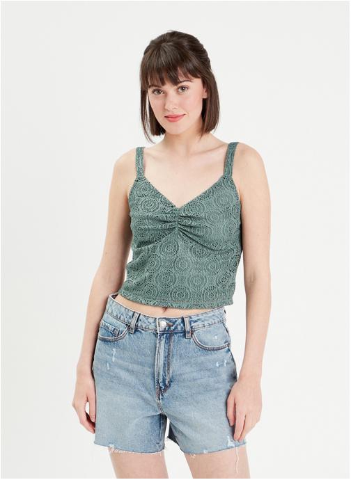 Cache Cache Tee-shirts DBRASSLACE femme vert