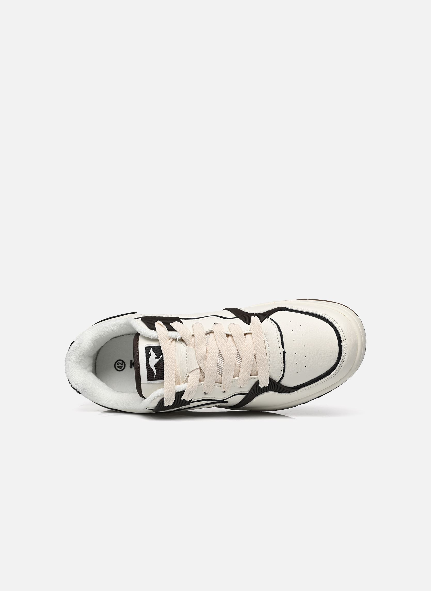 Sneakers K-Draft Tony heren wit Kangaroos Sneakers K-Draft Tony heren wit cool beige/coffee