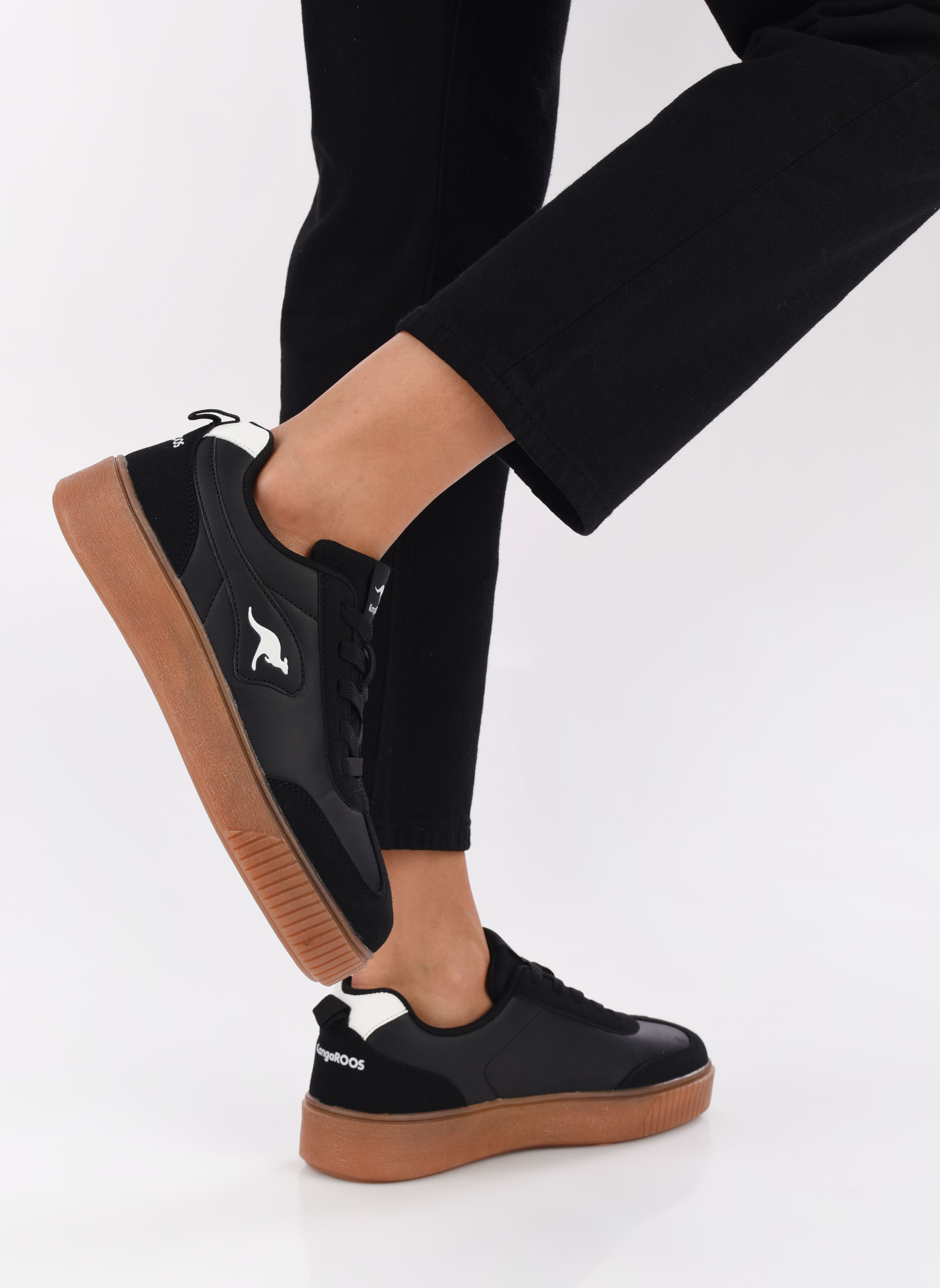Sneaker K-Plat Megan damen schwarz Kangaroos Sneaker K-Plat Megan damen schwarz Jet Black/White