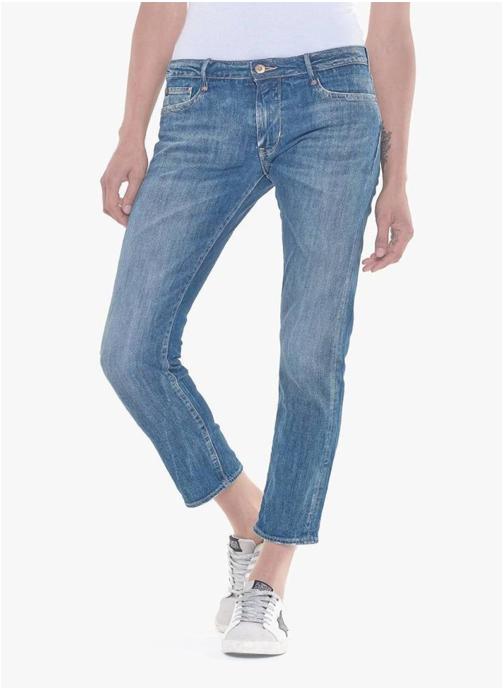 Le temps des cerises Jeans droit Jeans loose Blue femme bleu