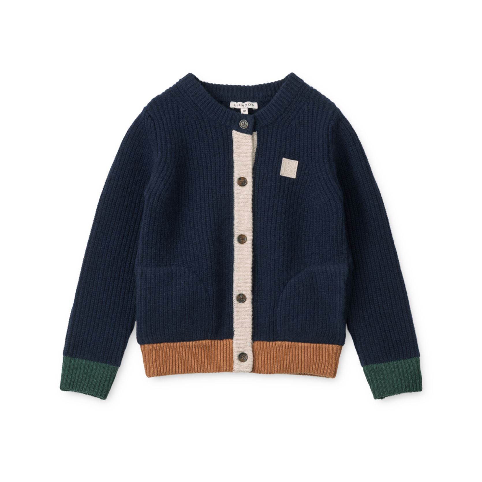Gilets Tiago Knit Cardigan bleu Liewood Gilets Tiago Knit Cardigan bleu Classic Navy