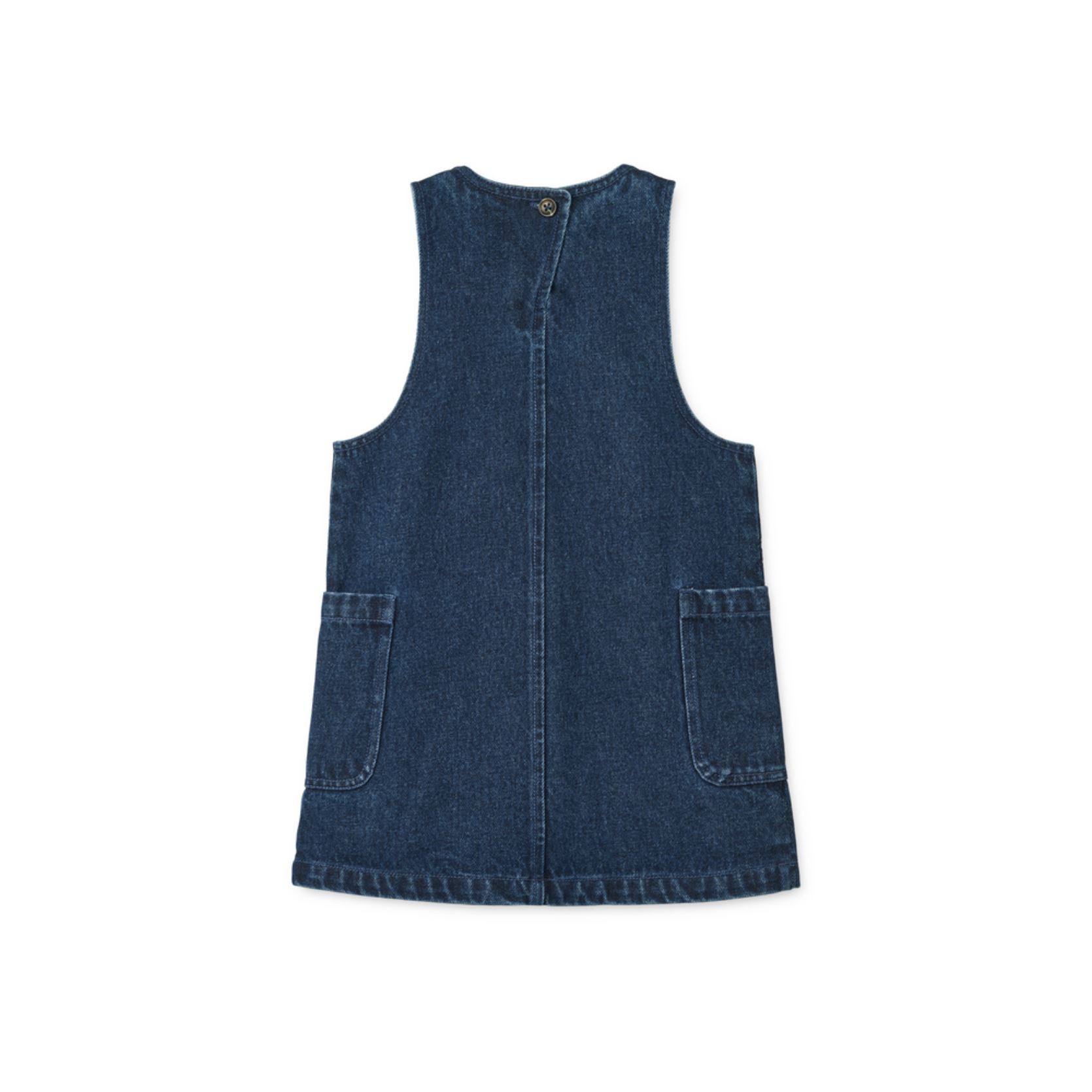 Robes Angelica Denim Dress fille bleu Liewood Robes Angelica Denim Dress fille bleu Medium Blue Denim